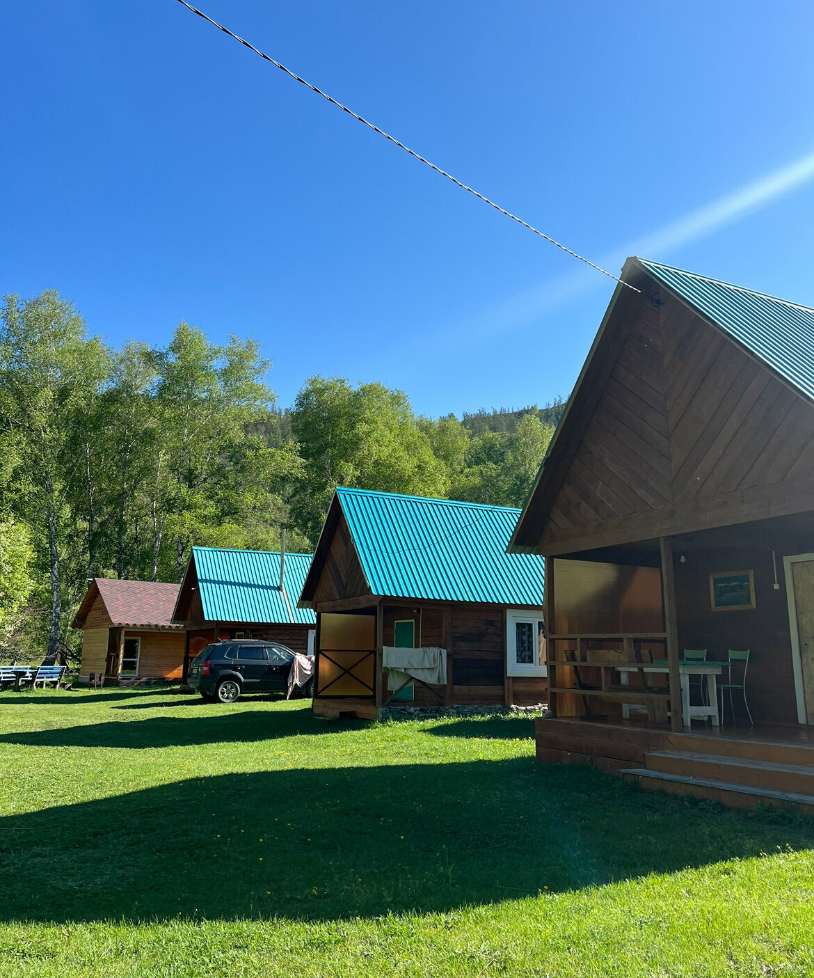 Четырехместный номер с видом на горы
