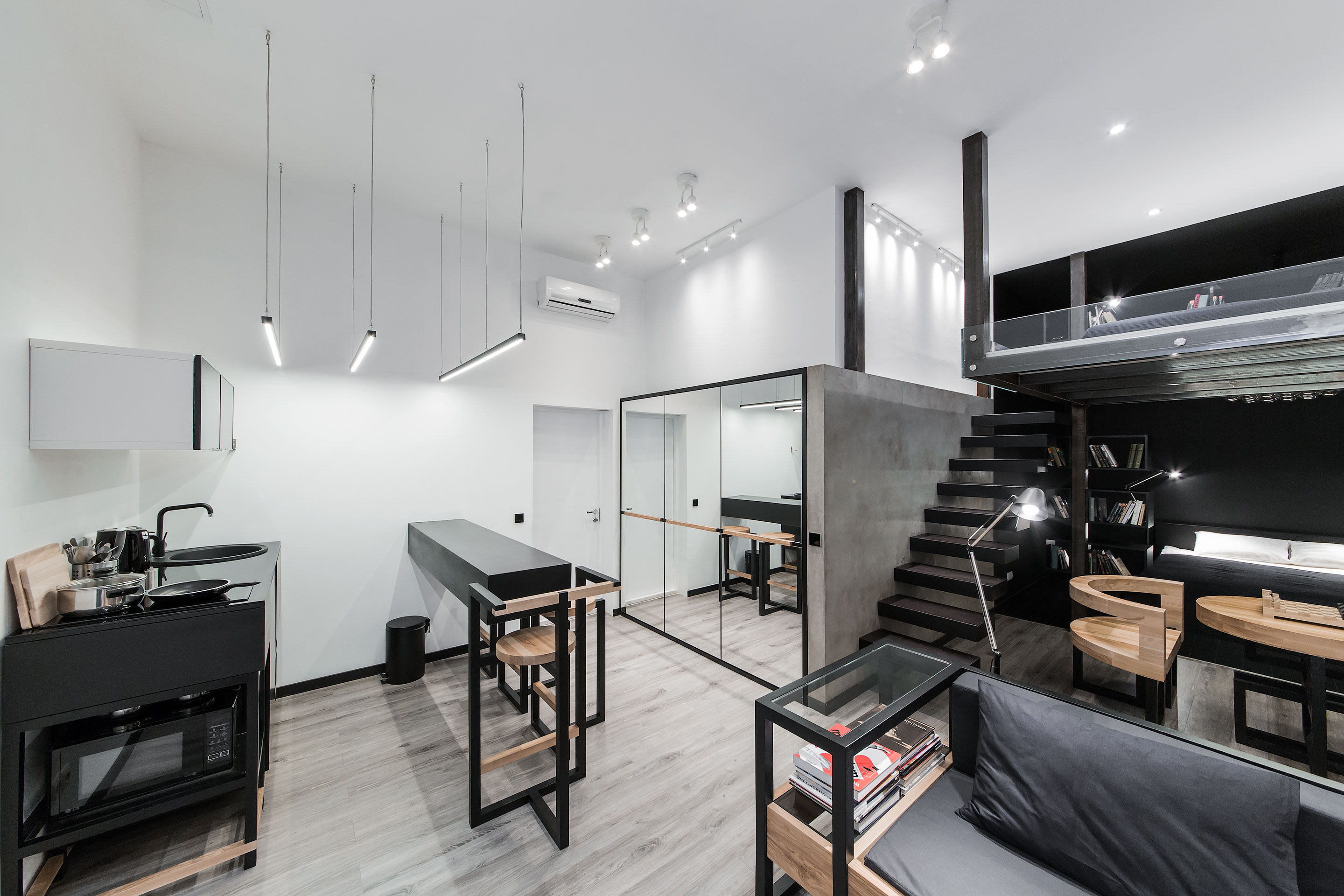 Двухуровневые апартаменты