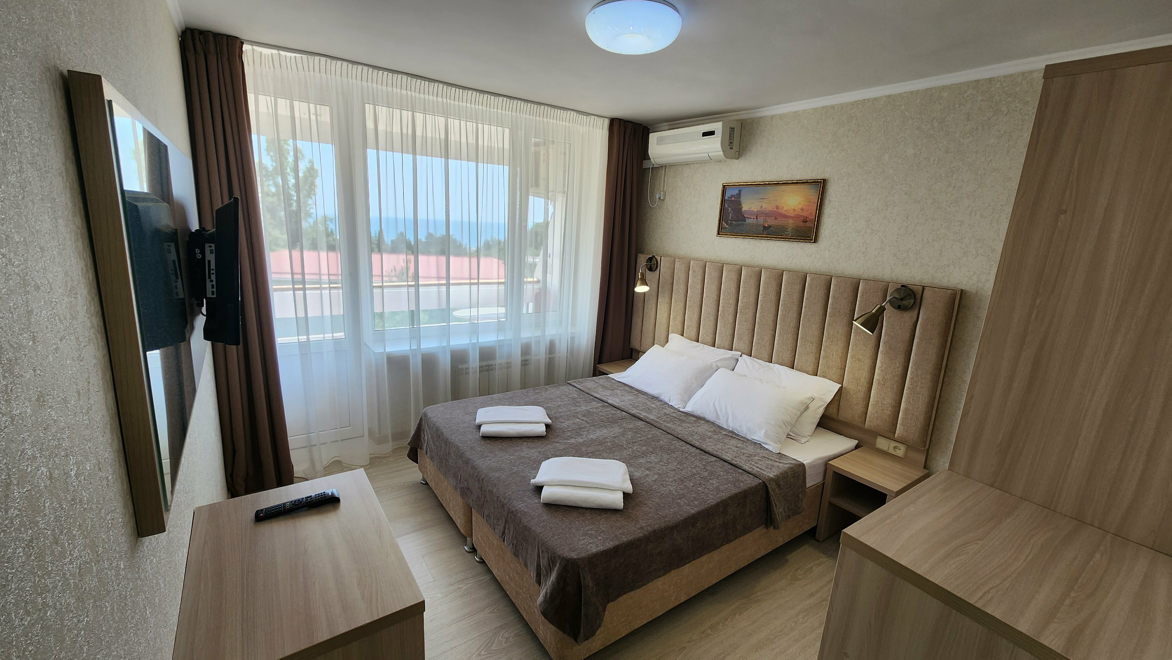 Двухместный номер с 1 кроватью или 2 отдельными кроватями и балконом