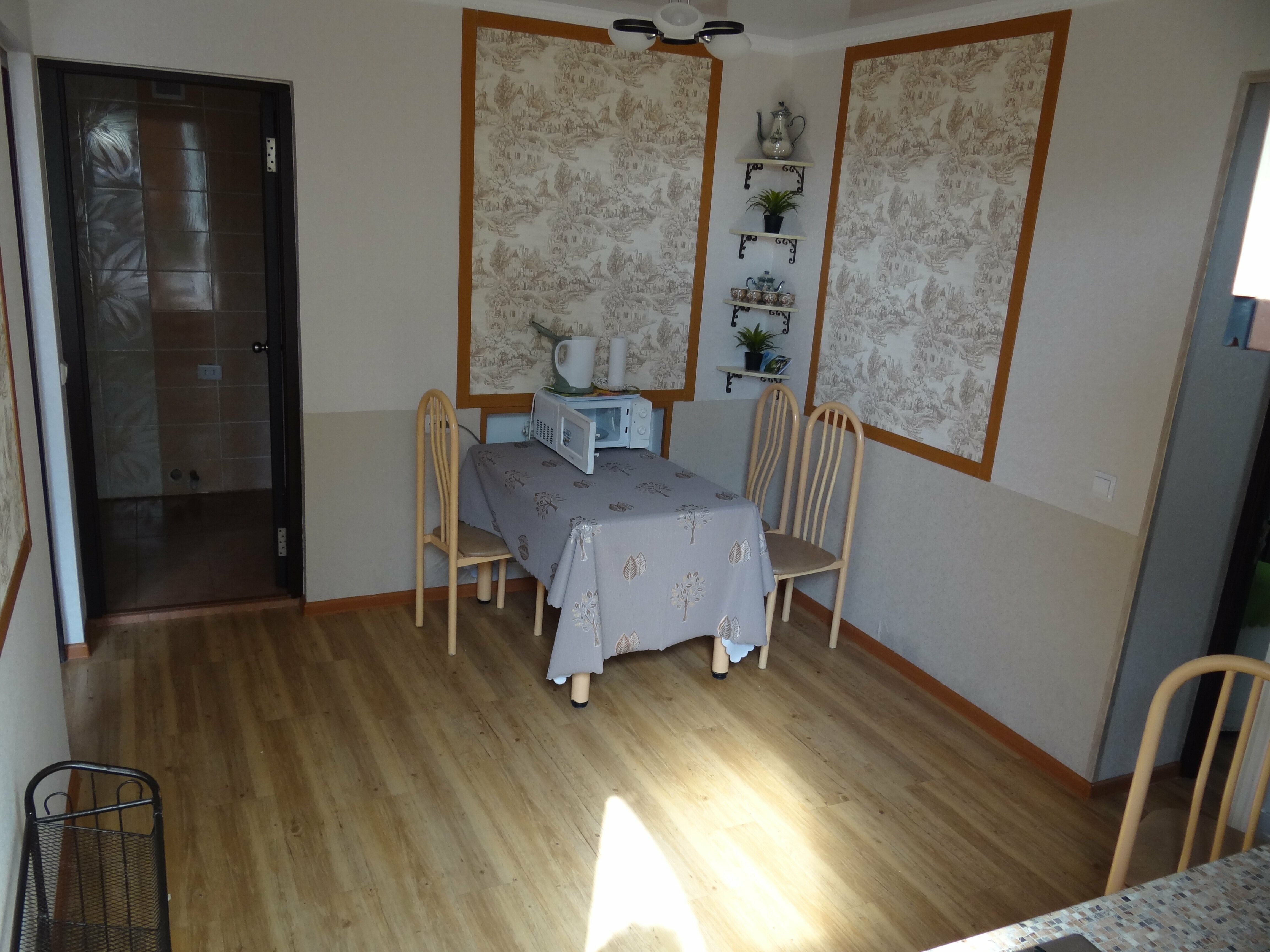 Четырехместный номер с видом на сад