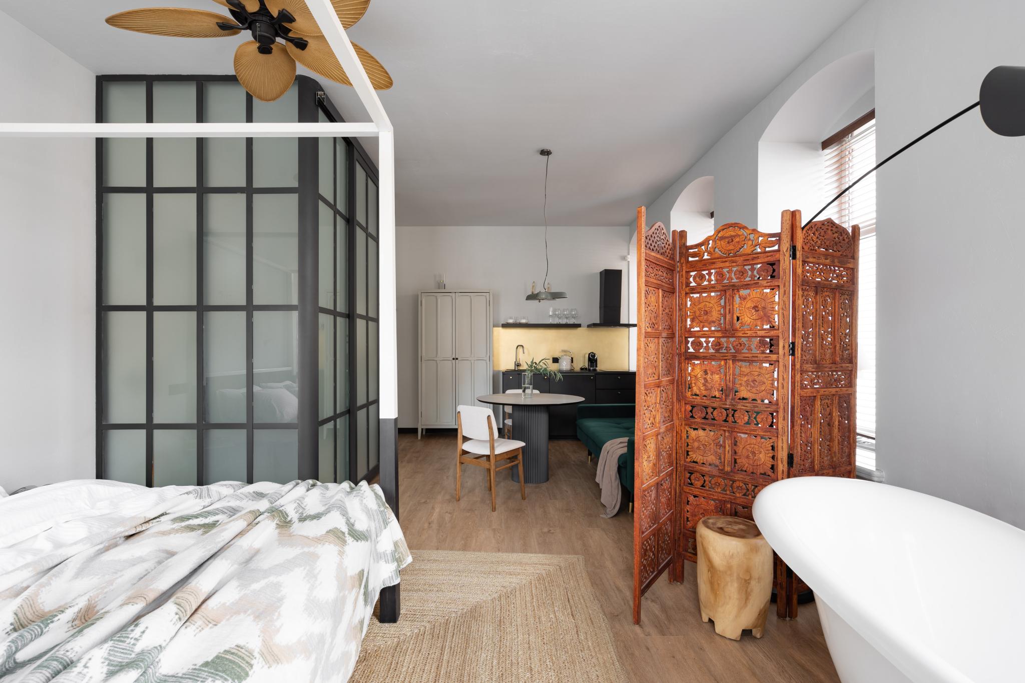 Апартаменты люкс с 1 двуспальной кроватью