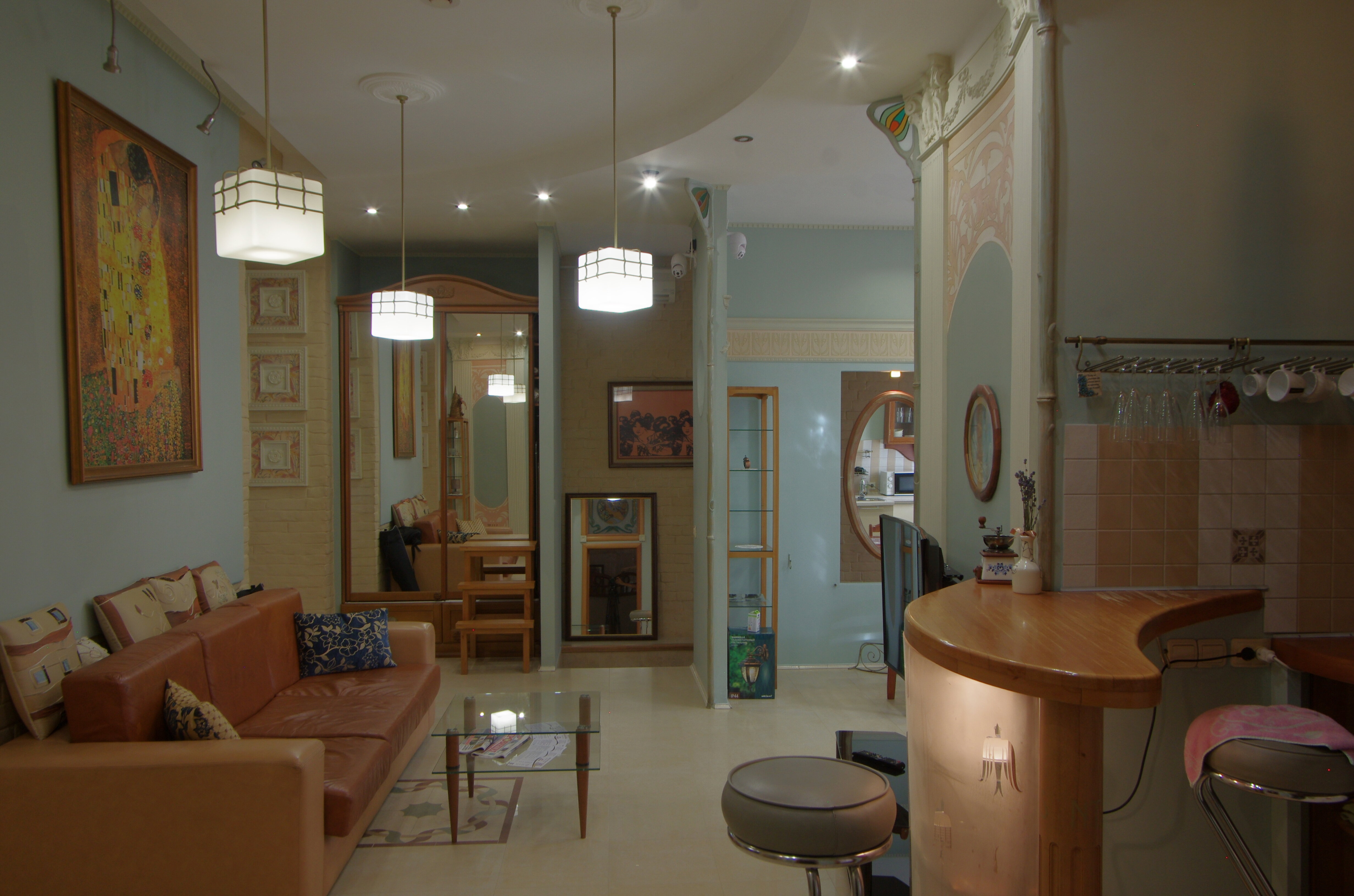 Семейный двухместный номер с 1 кроватью