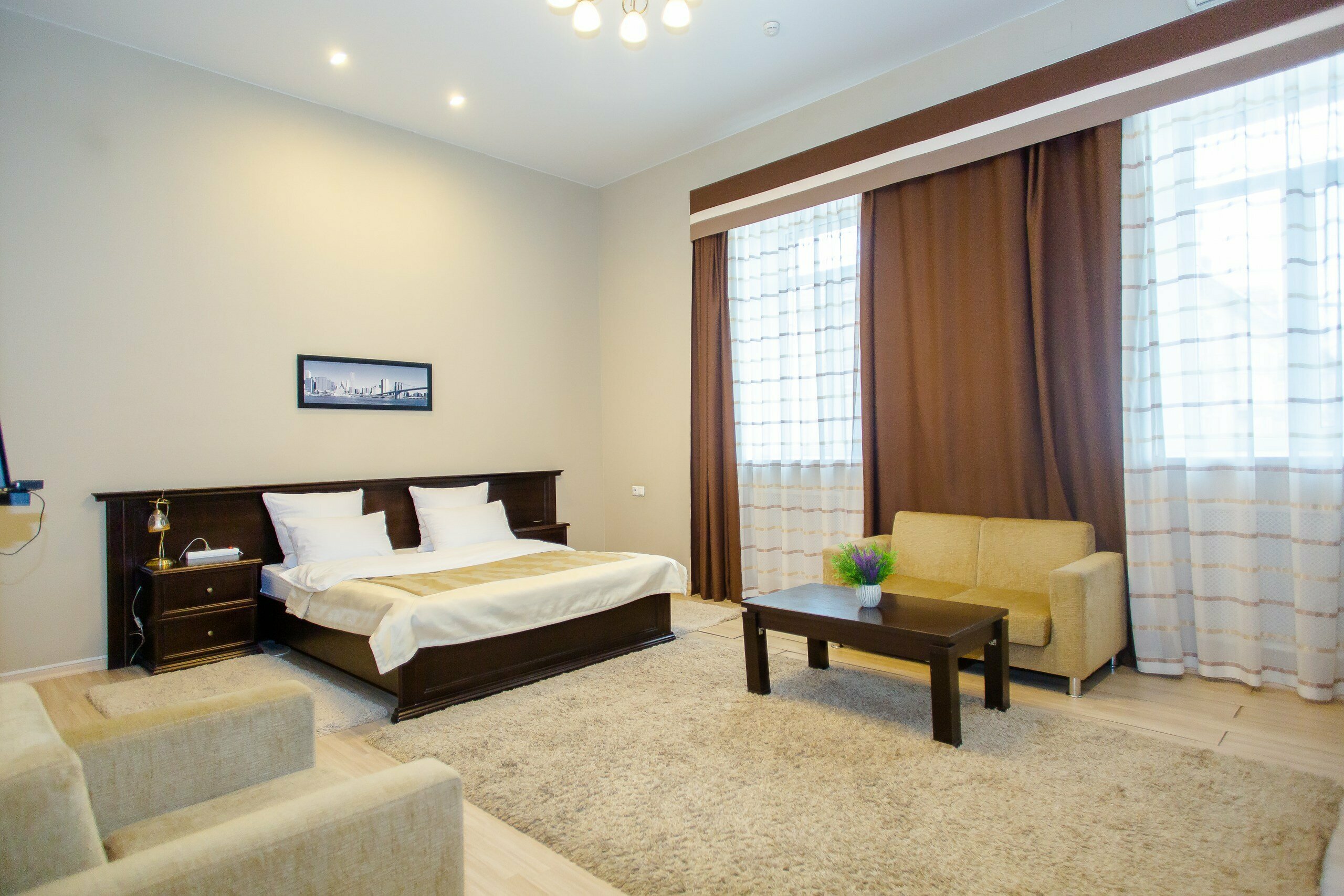 Большой двухместный номер с 1 кроватью