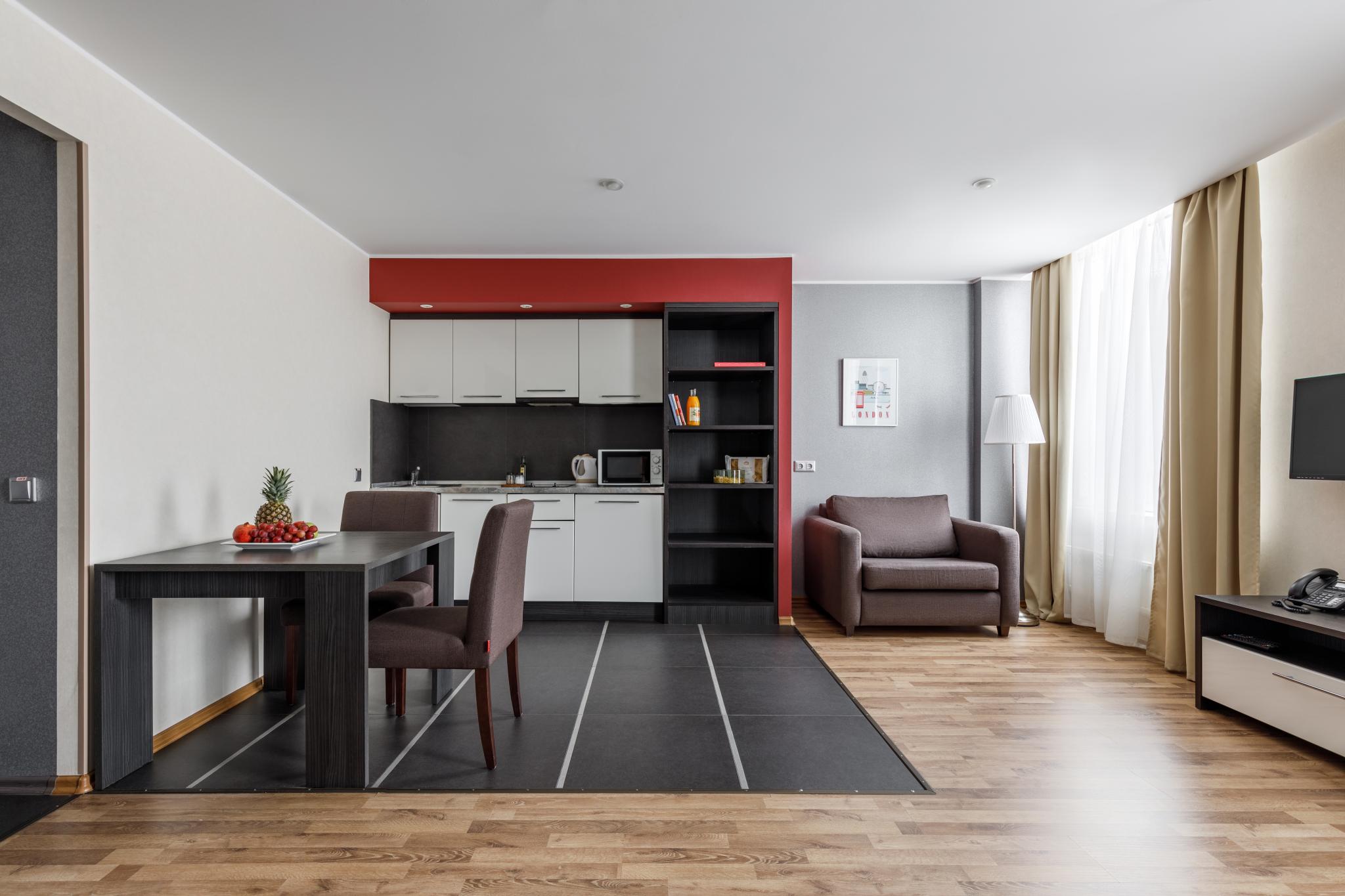 Номер комфорт с 1 двуспальной кроватью