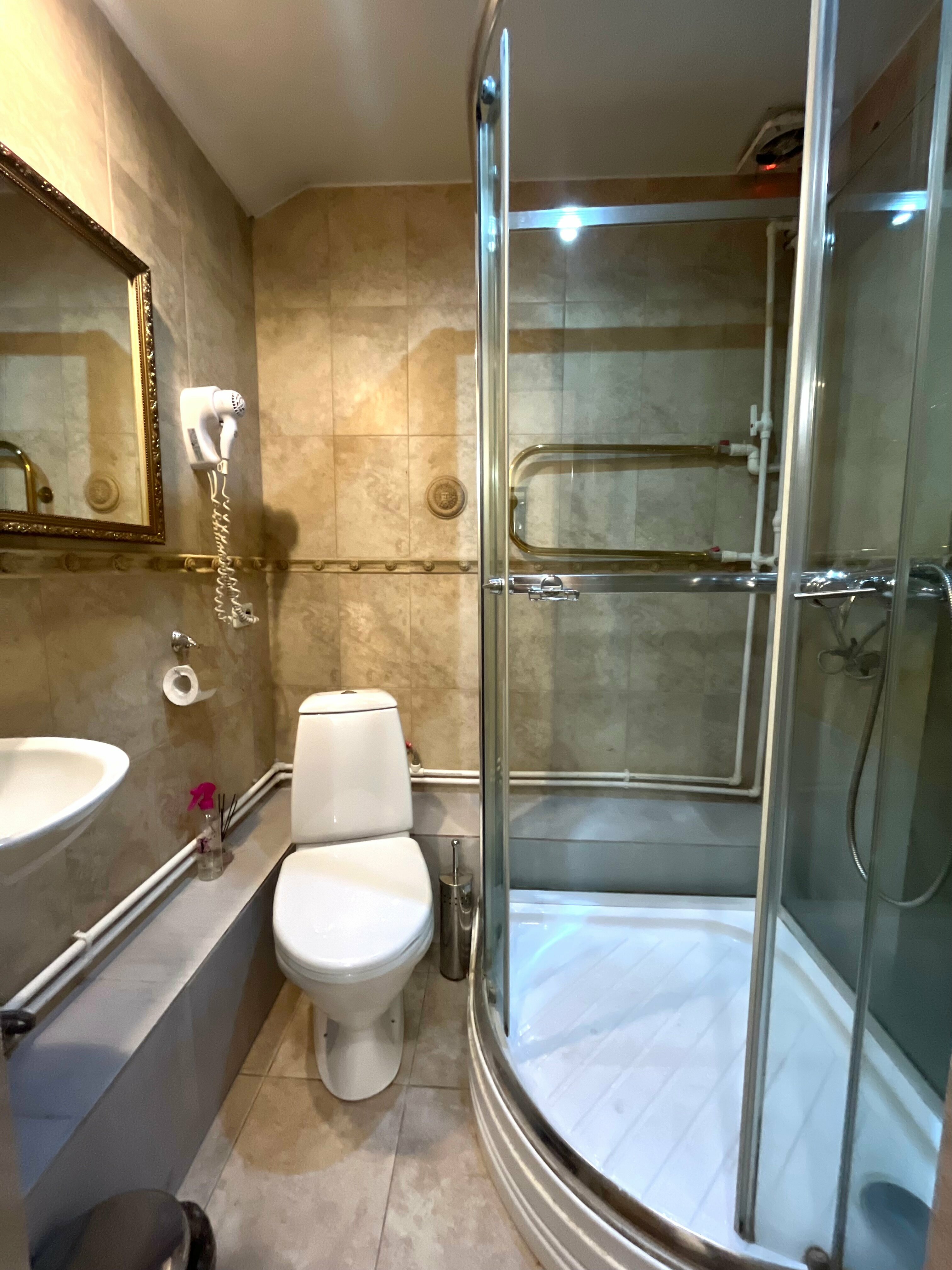 Двухместный номер с 1 кроватью и собственной ванной комнатой