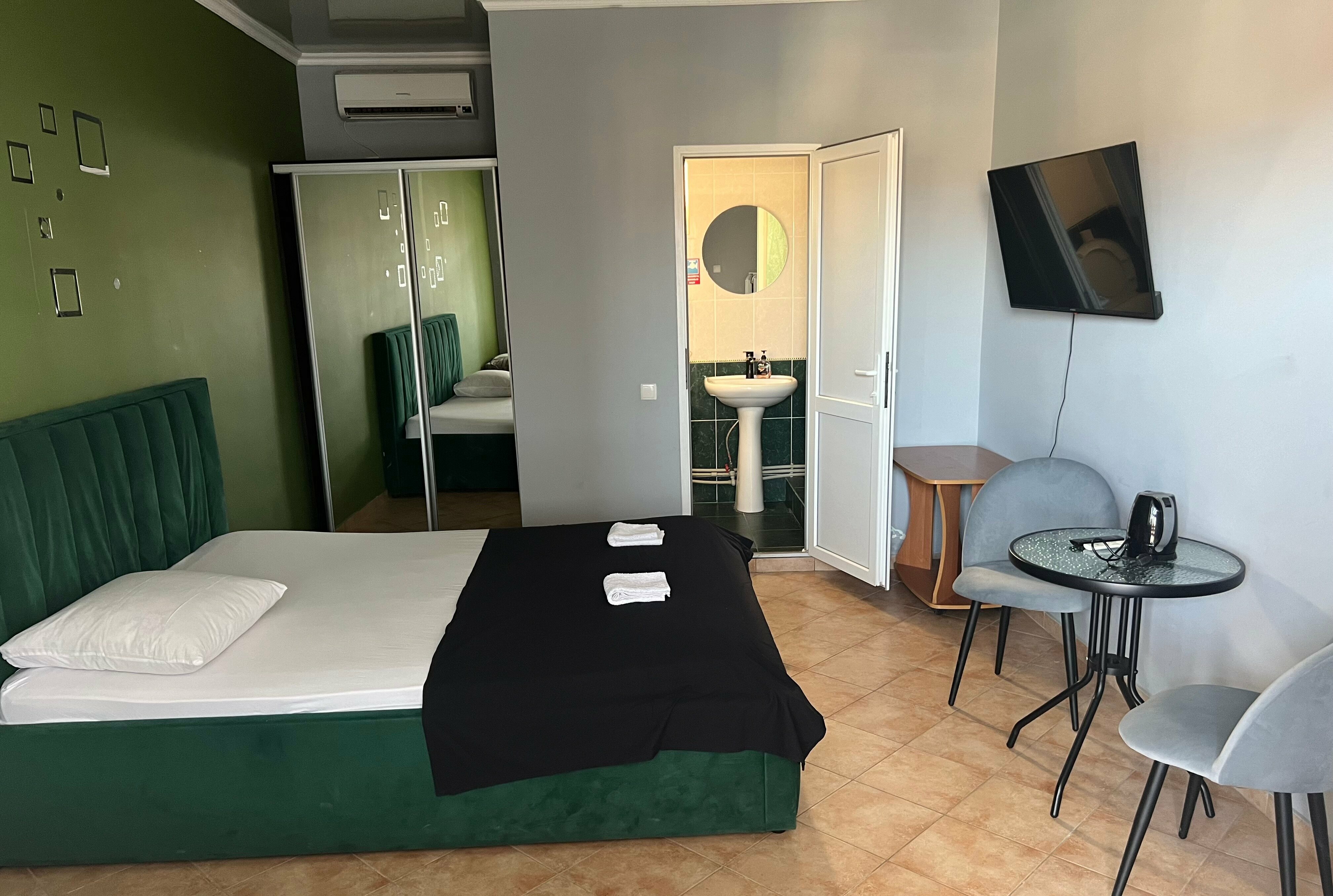 Двухместный номер с 1 кроватью и видом на горы