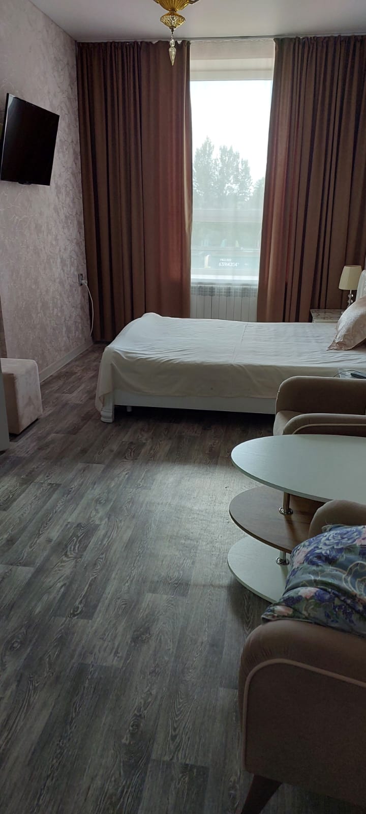 Двухместный номер Делюкс с 1 кроватью и душем