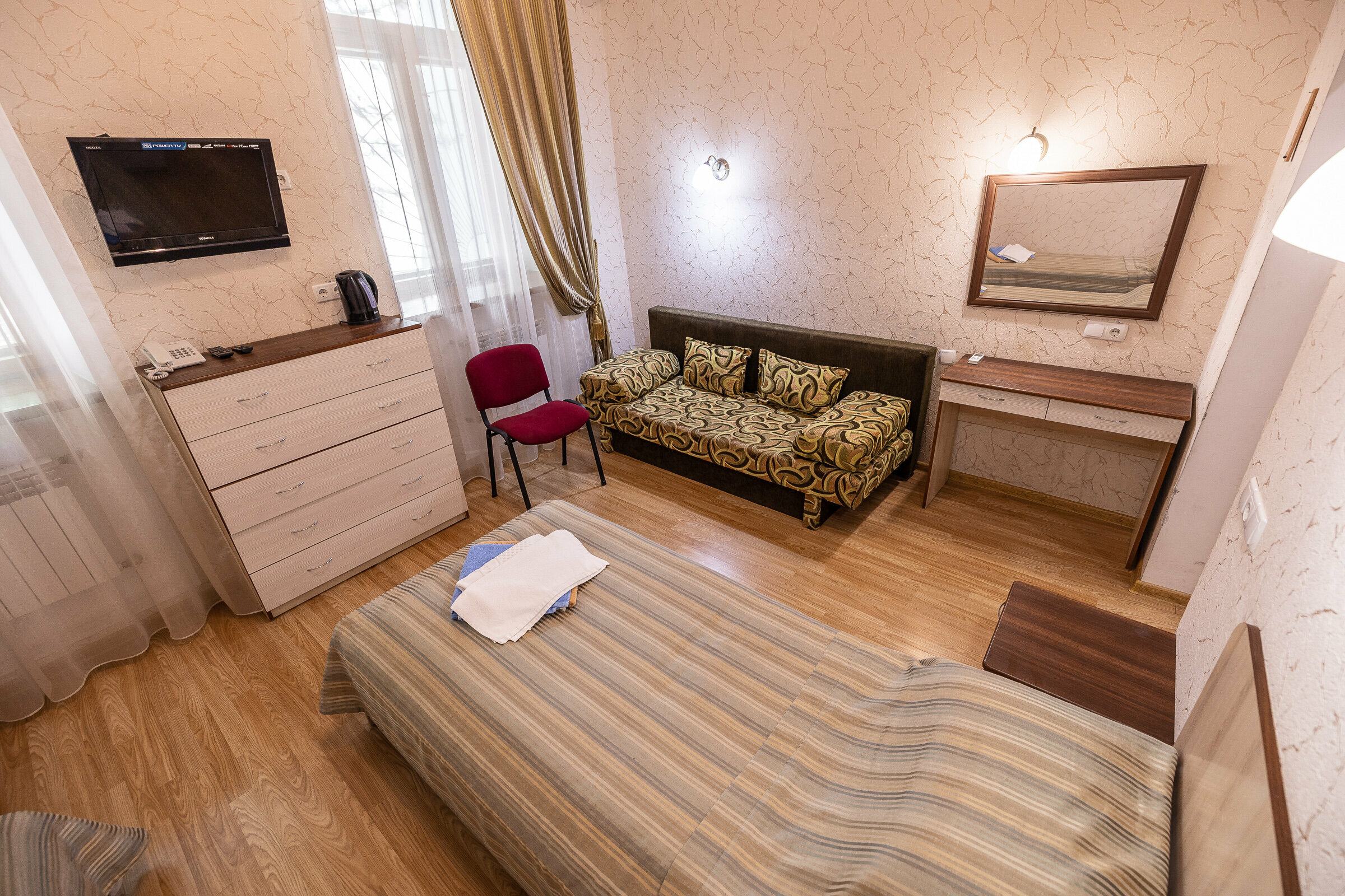 Бюджетный двухместный номер с 2 отдельными кроватями