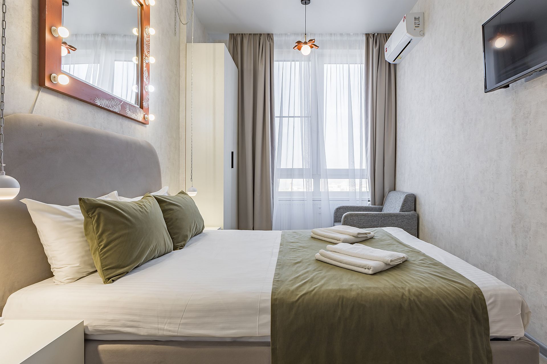 Двухместный номер-студия Делюкс с 1 кроватью