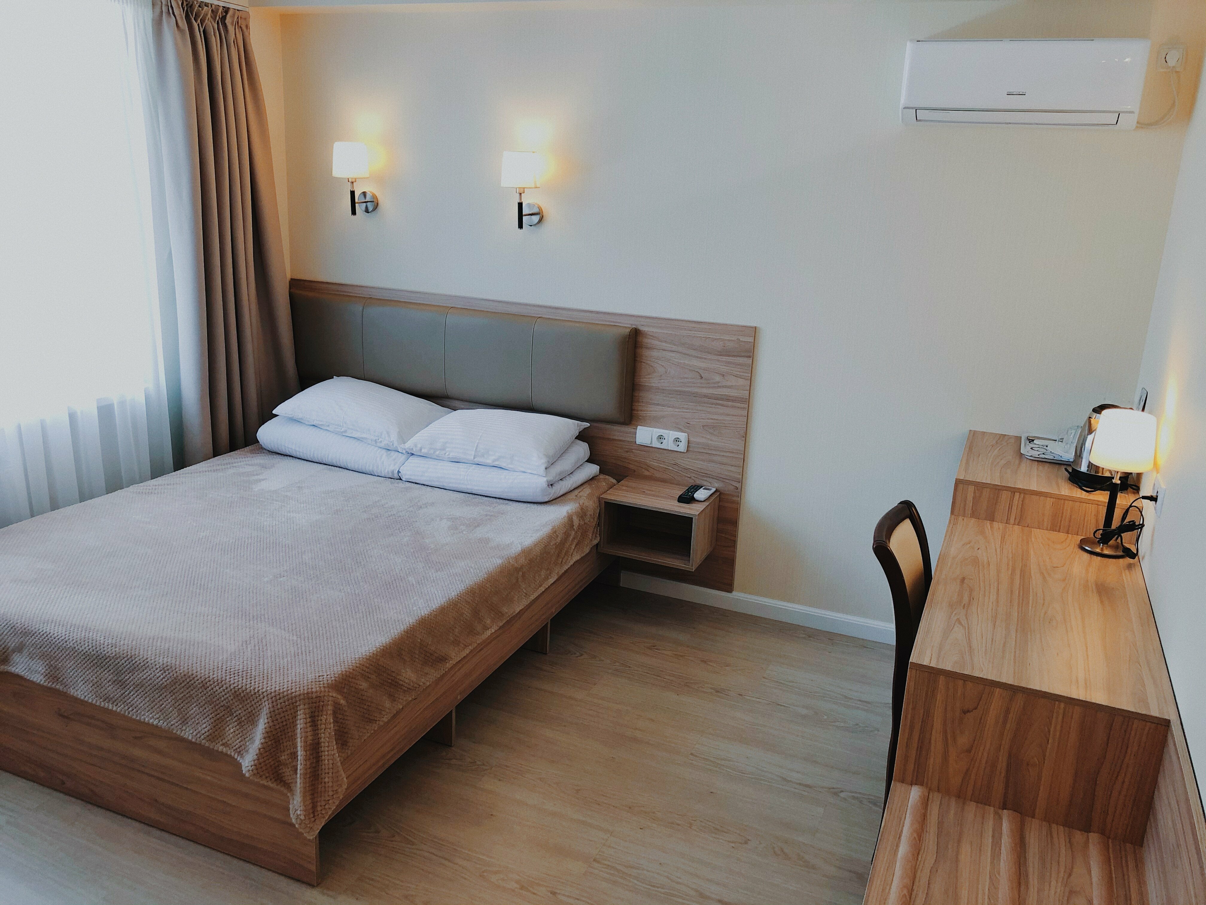 Двухместный номер с 1 кроватью и балконом