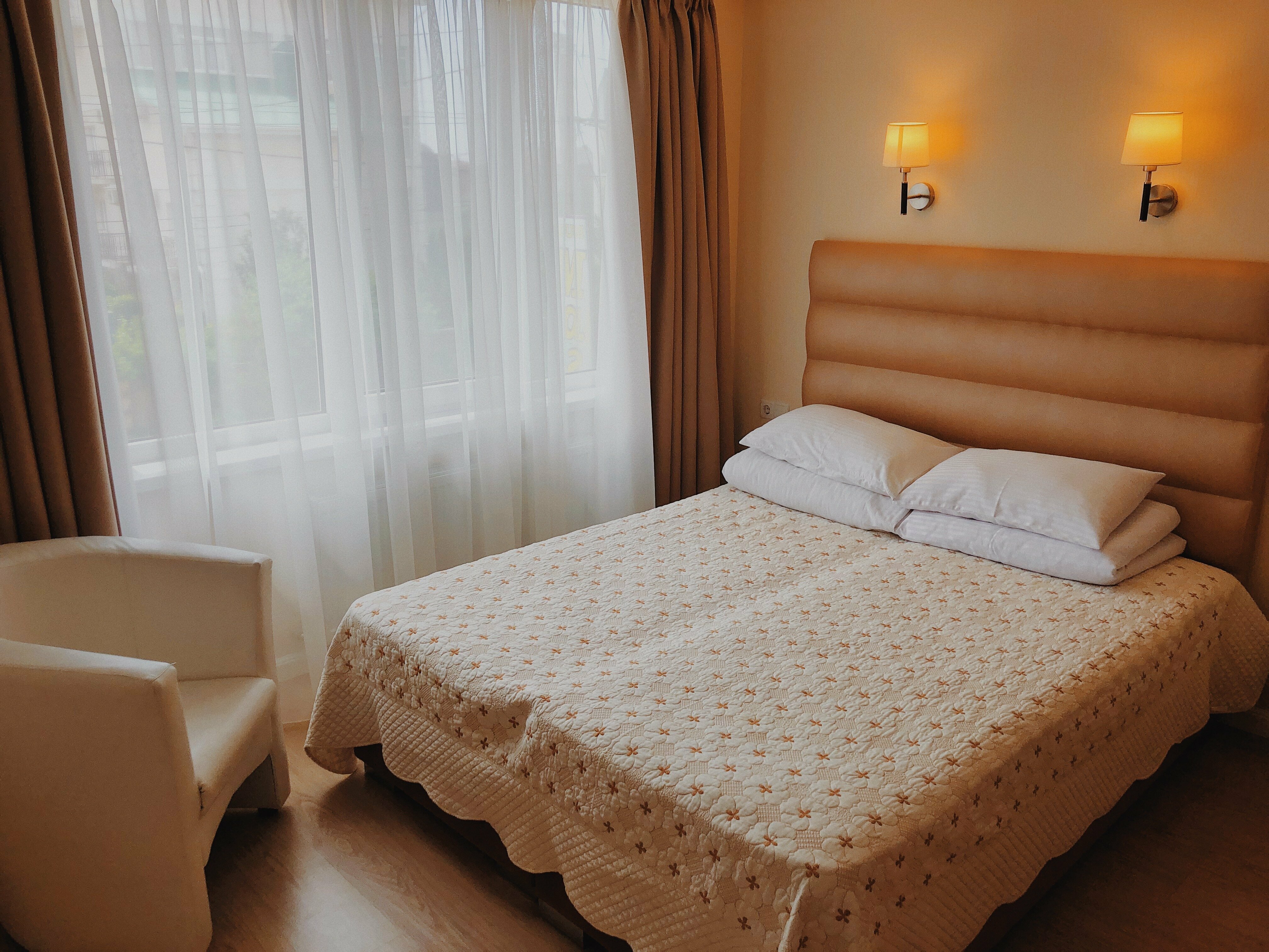 Двухместный номер с 1 кроватью и балконом