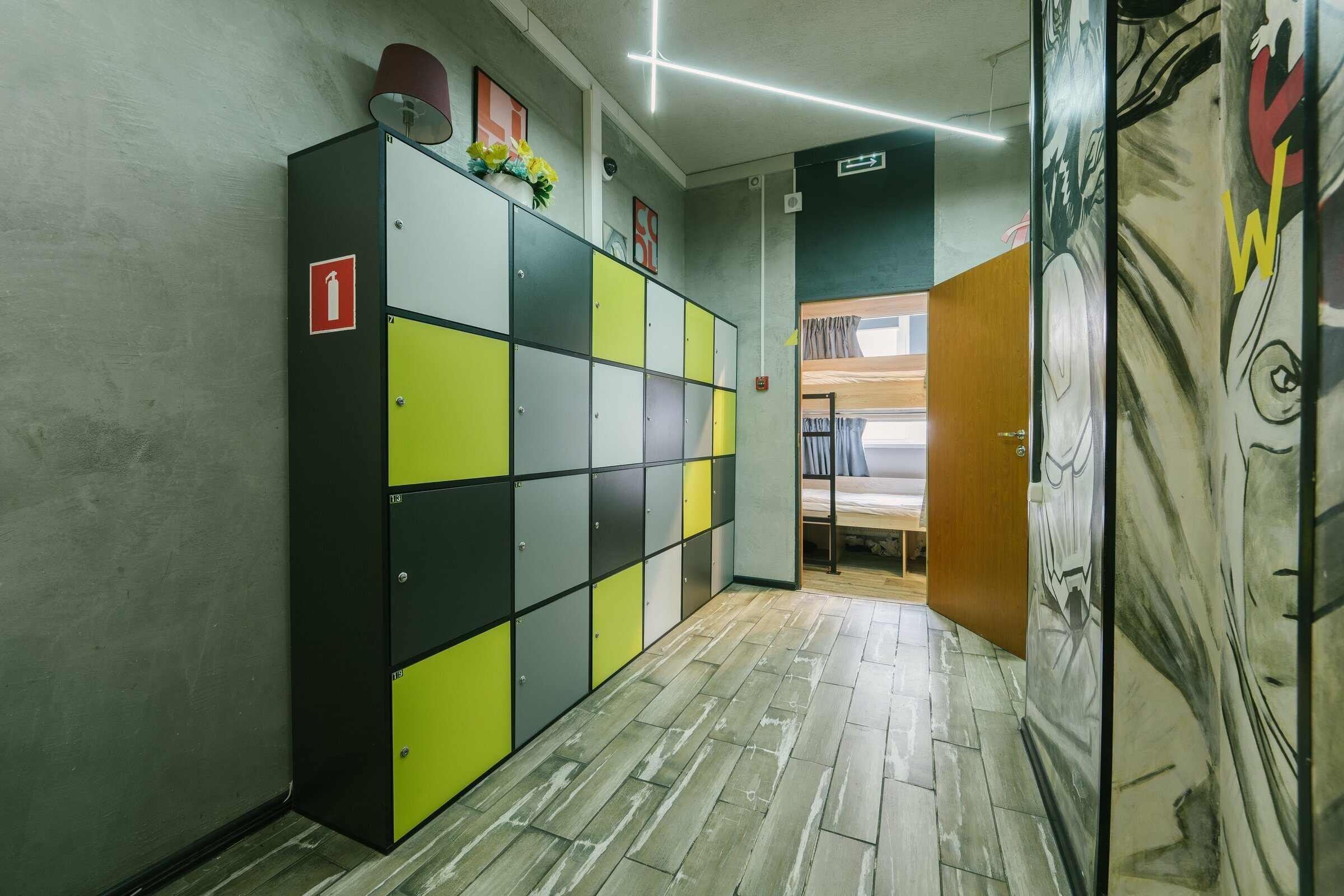 Общий 4-местный номер для мужчин и женщин