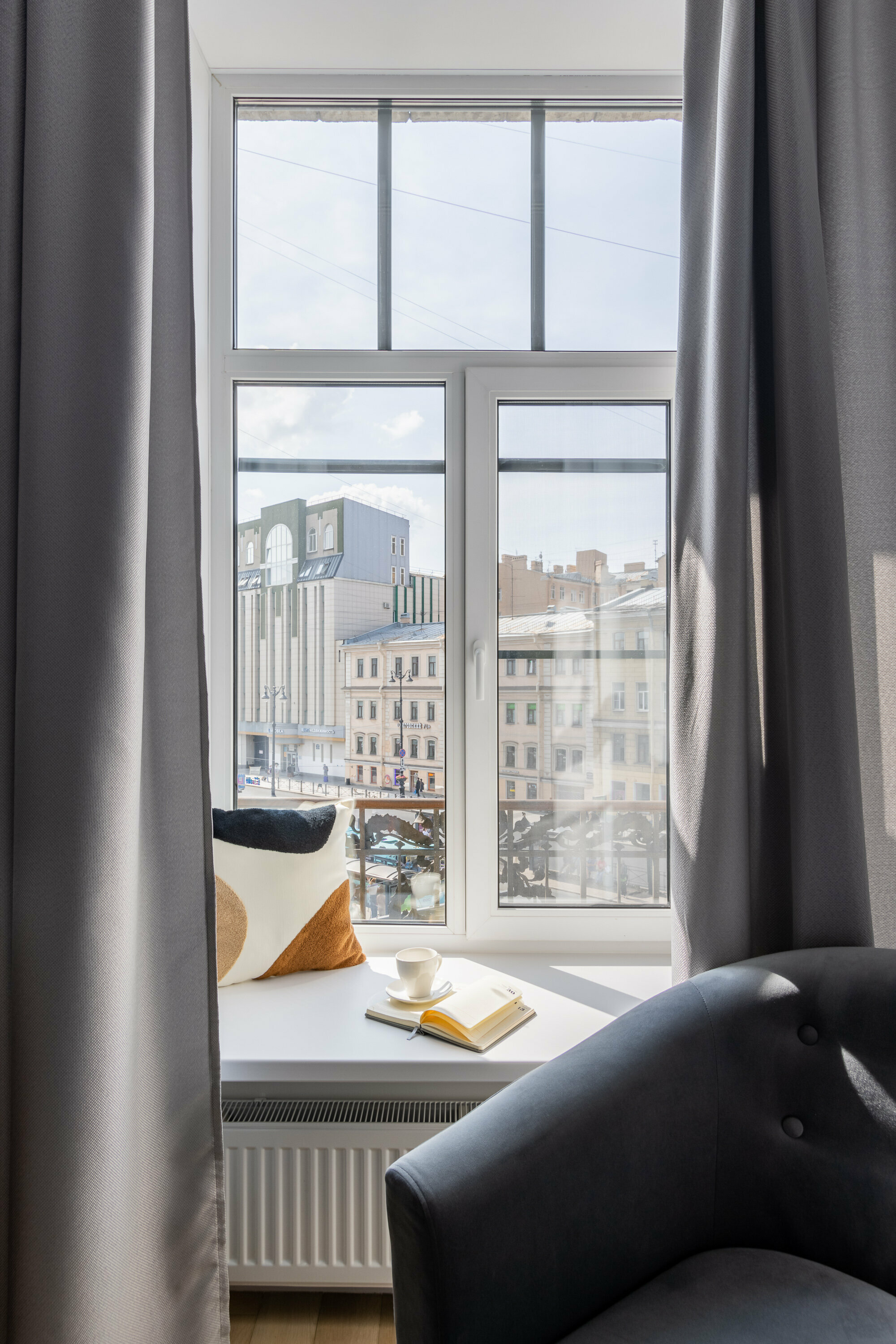 Видовые апартаменты с кухней