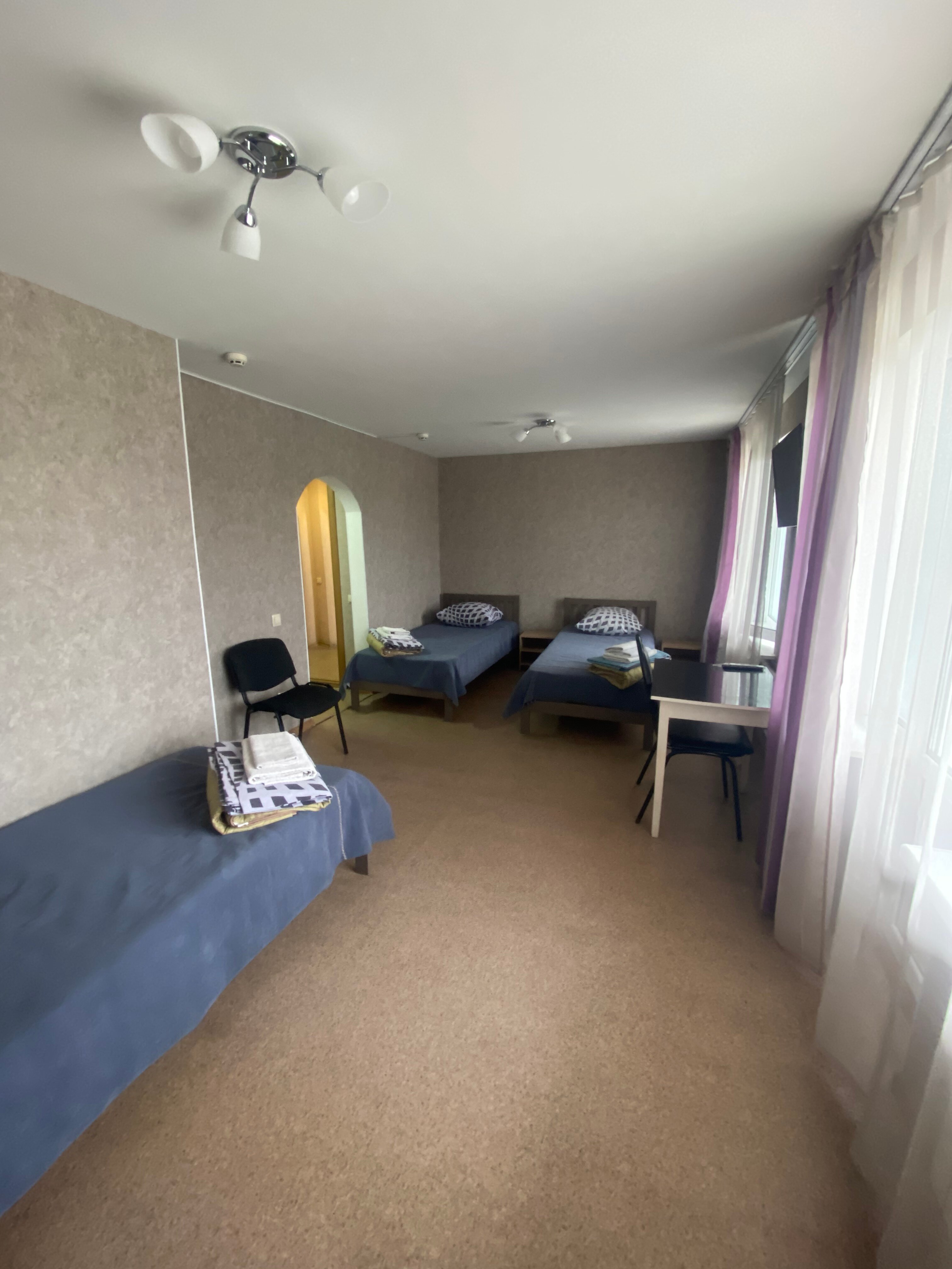 Бюджетный трехместный номер