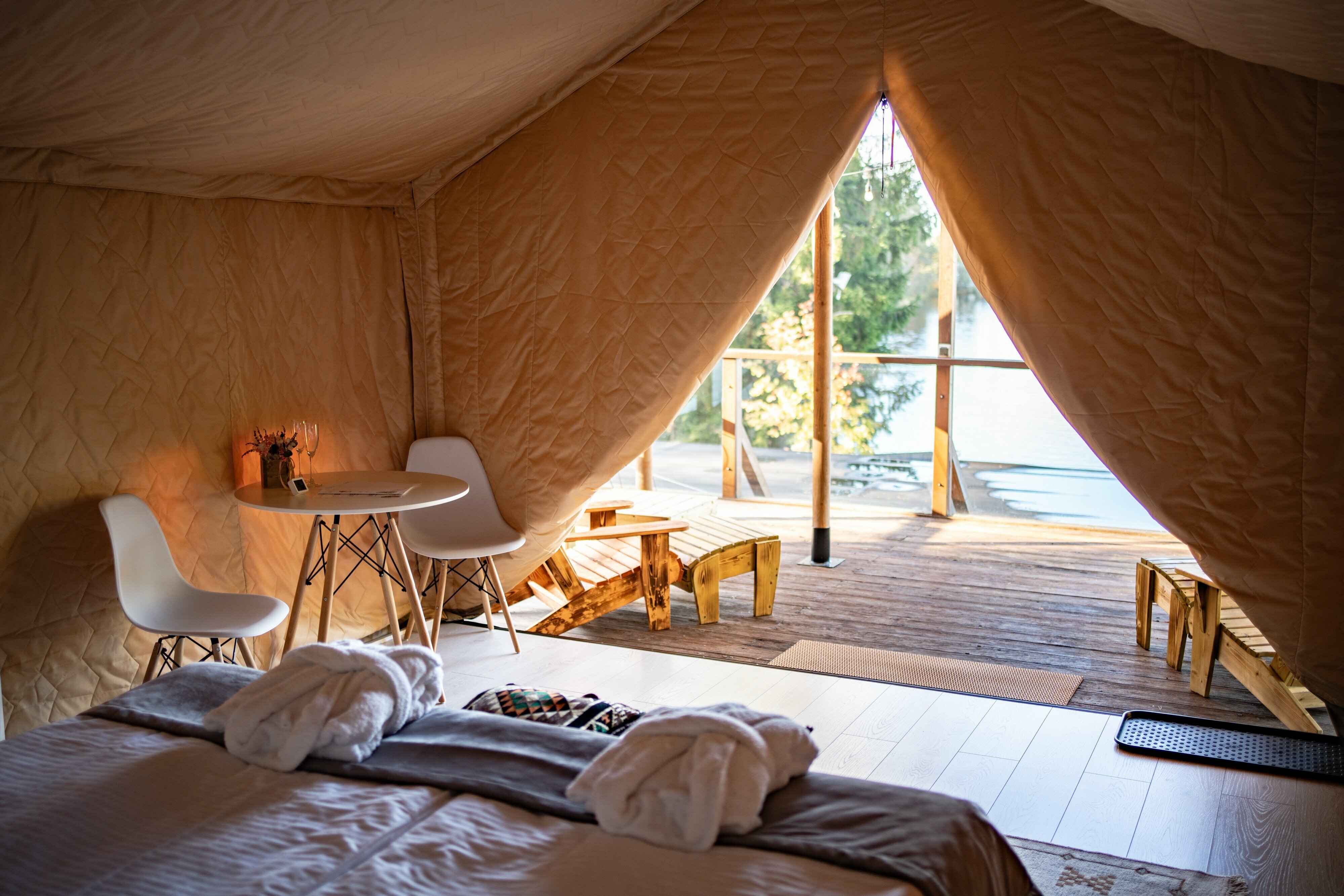 Терраса с 2 лоджами