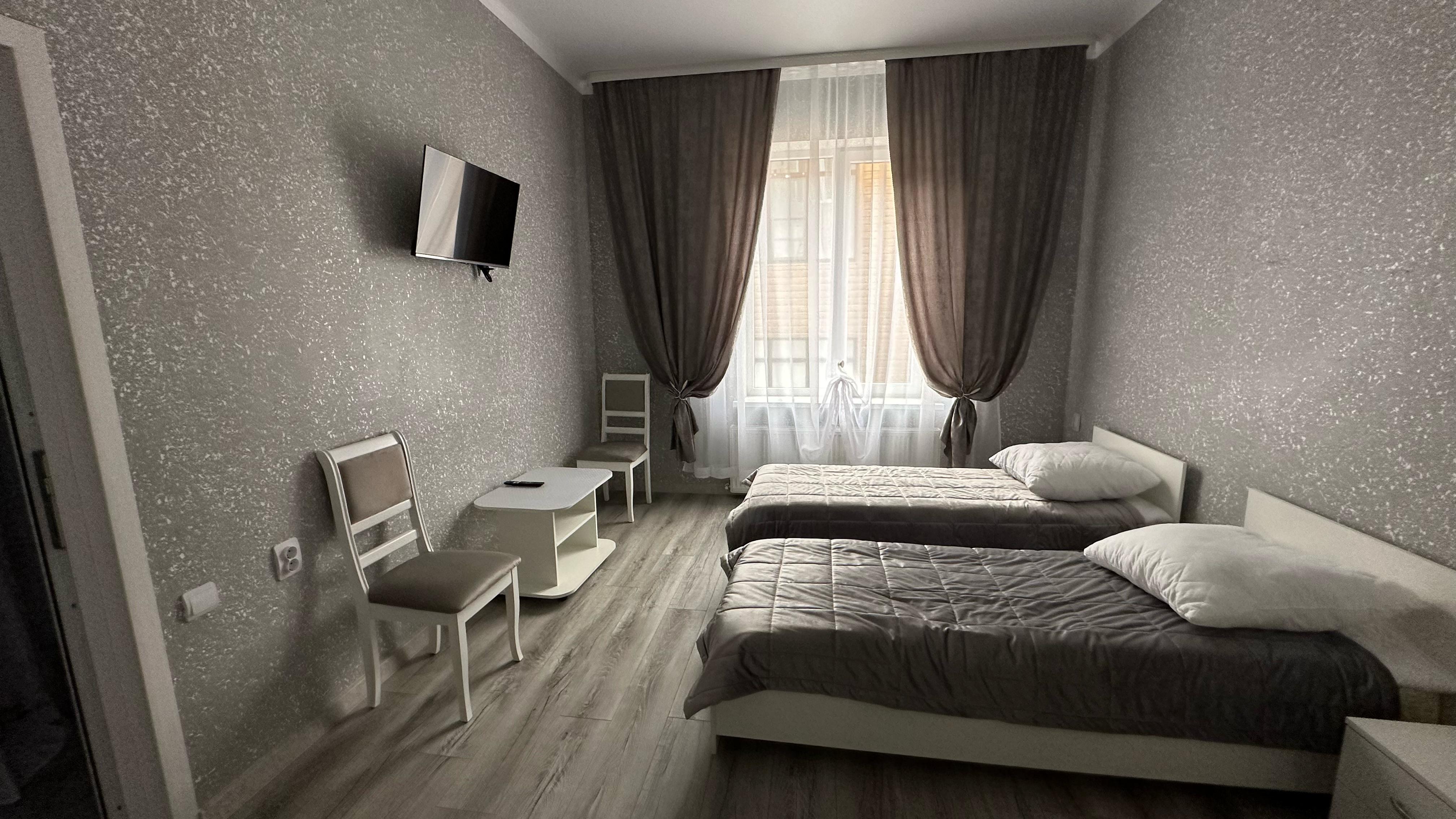 Двухместный номер с 2 отдельными кроватями, вид на горы