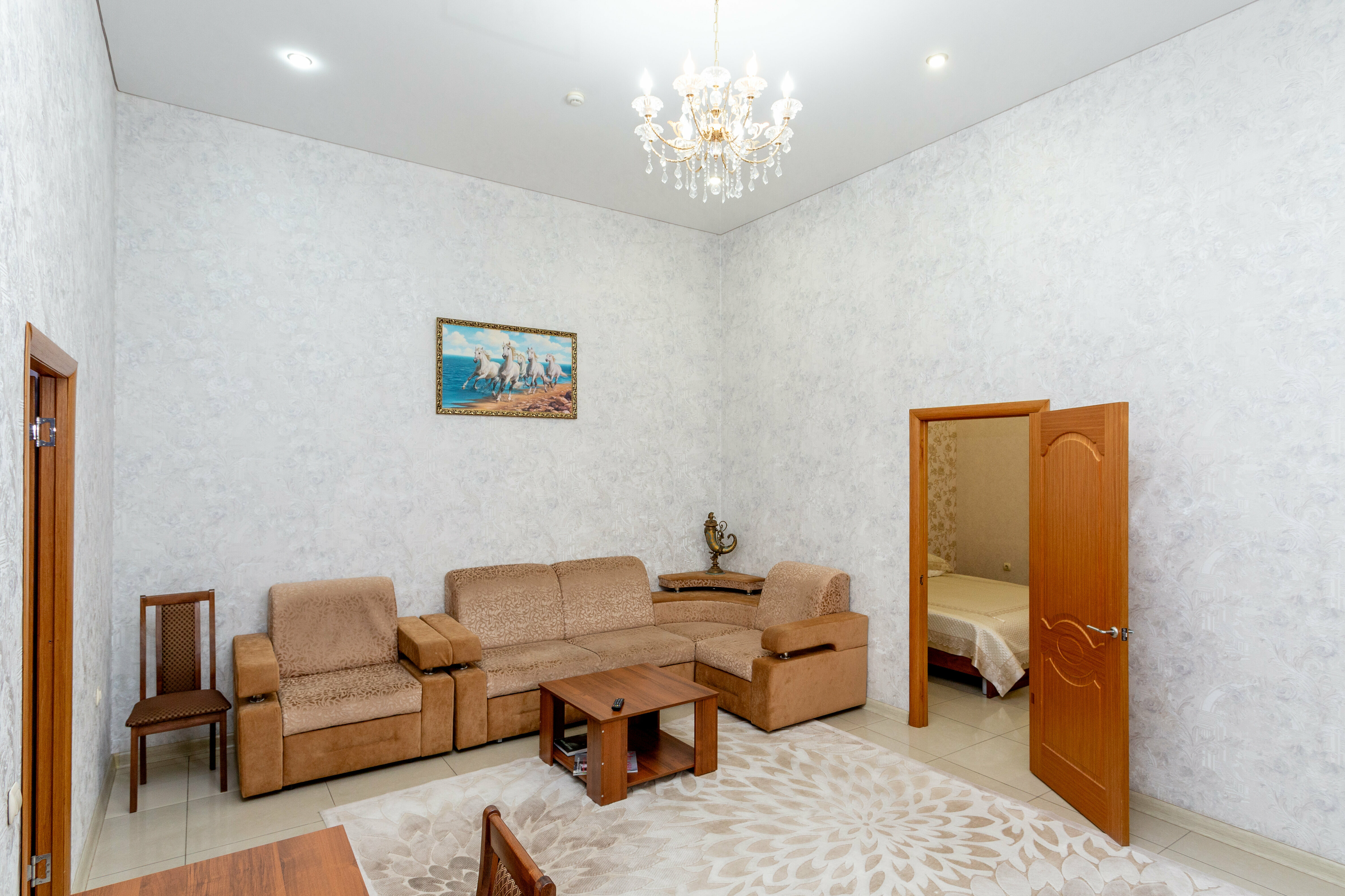 Люкс с кроватью размера "queen-size" и гидромассажной ванной