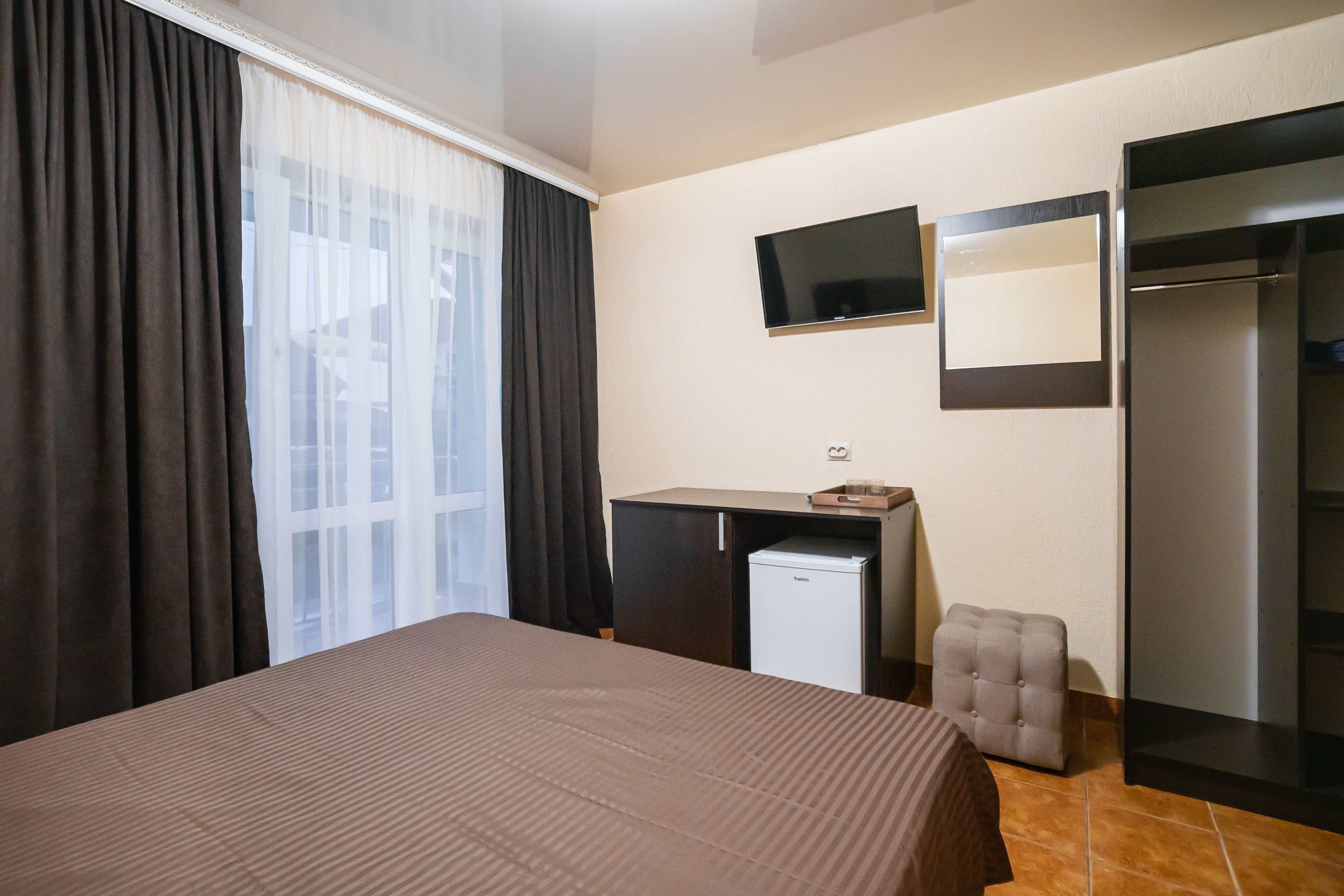 2-х местный вид на территорию с личным балконом