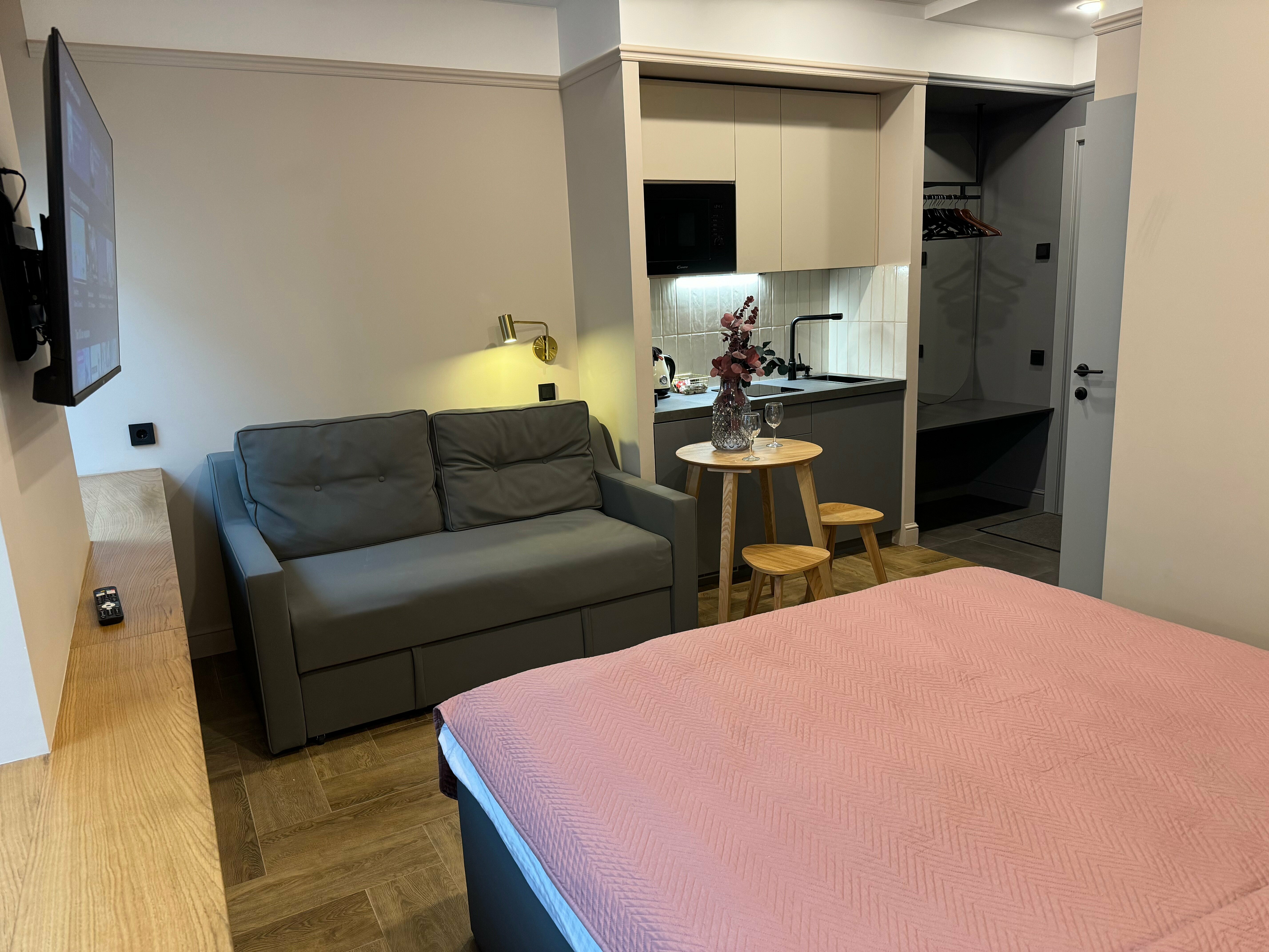 Апартаменты с 1 спальней