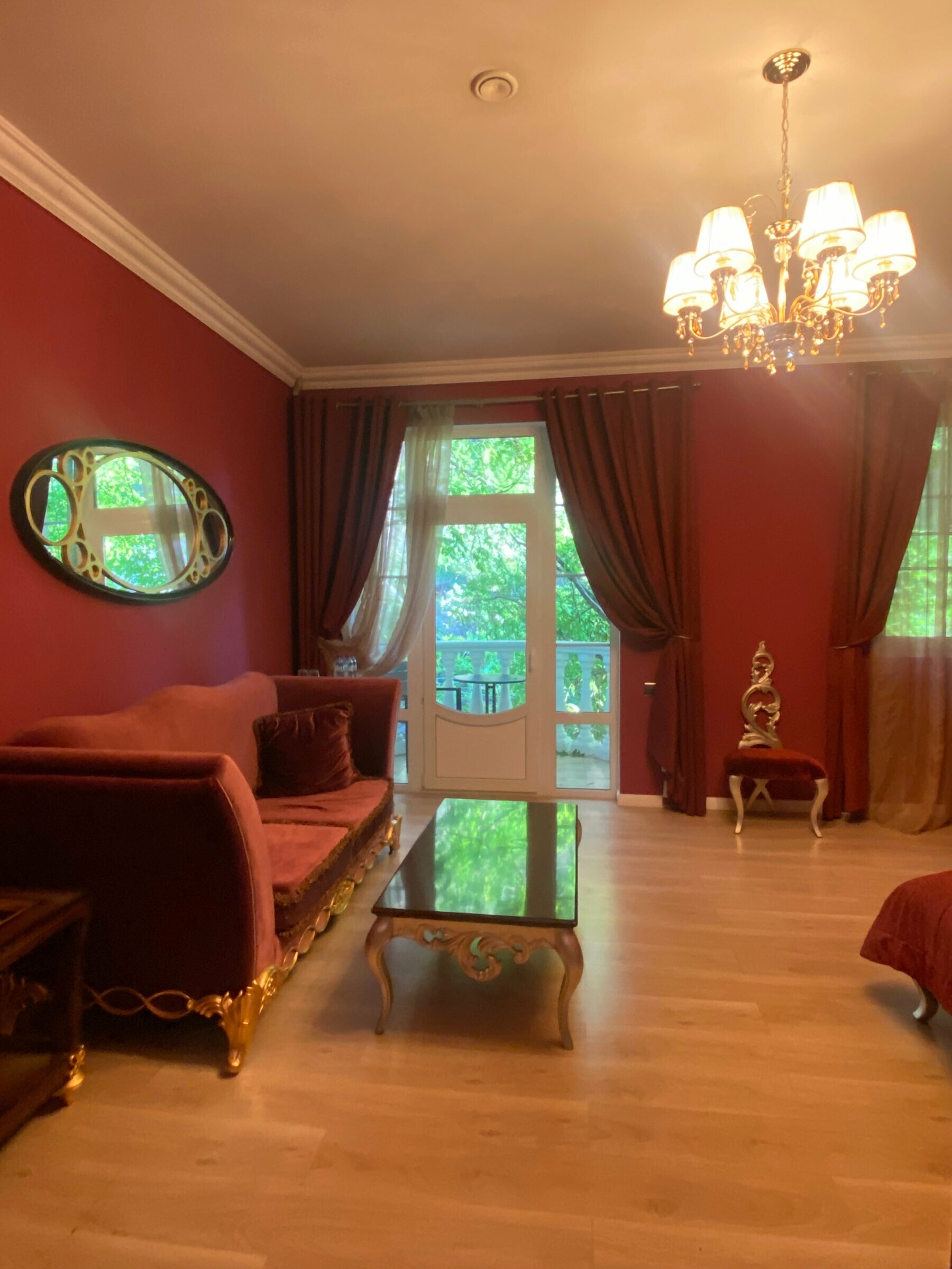 Двухместный номер Делюкс с 1 кроватью и балконом