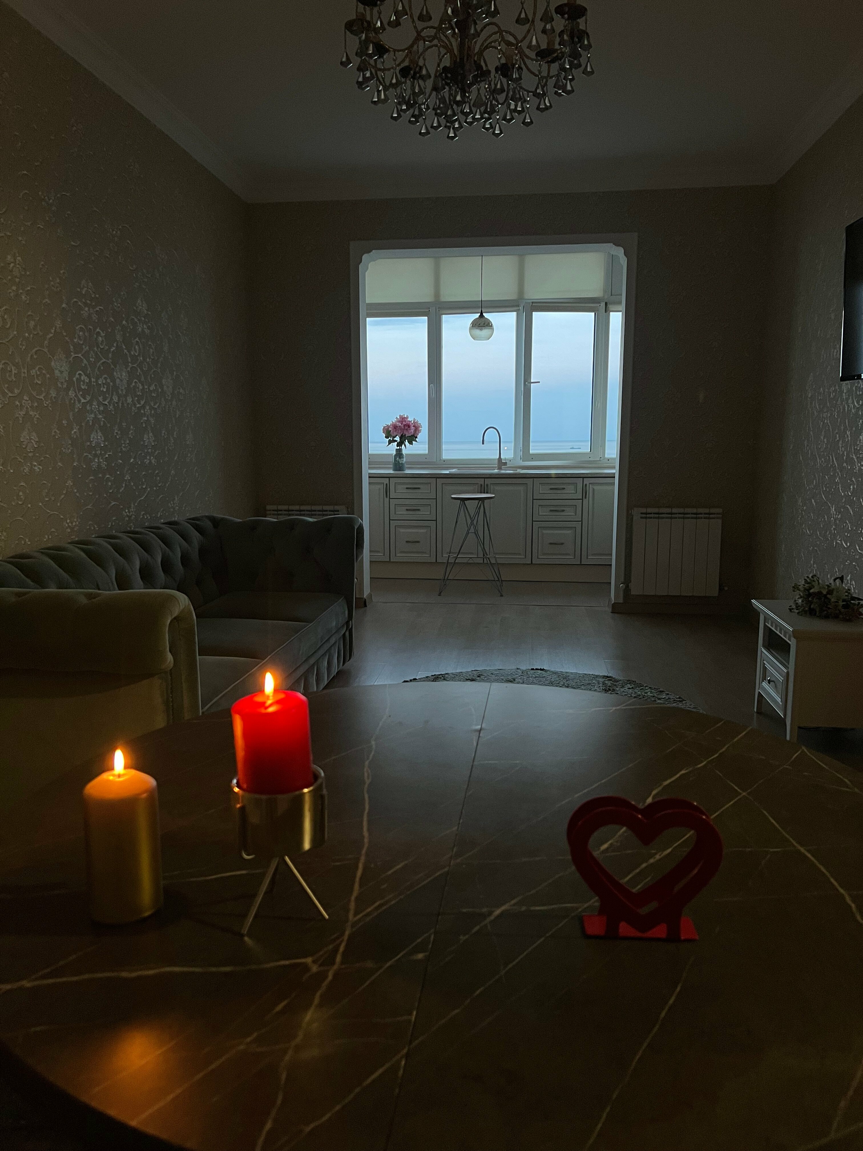 Семейный номер с видом на море