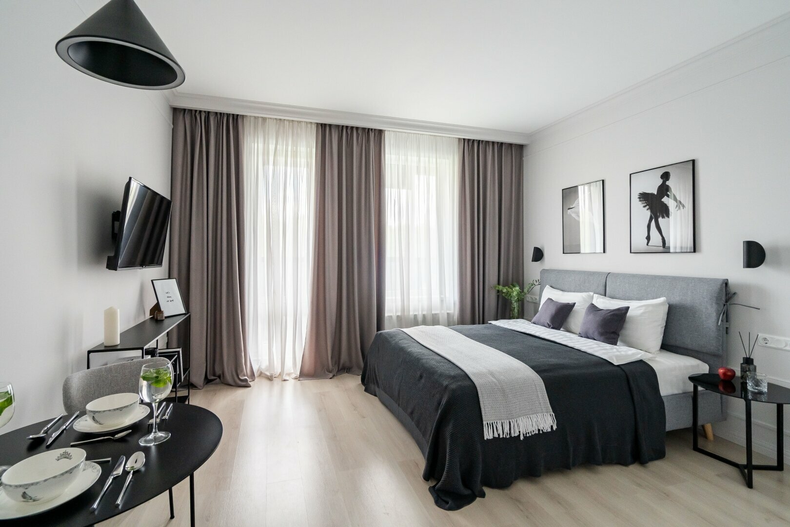 Двухместный номер Делюкс с 1 кроватью и балконом