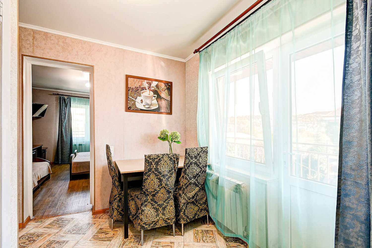 Апартаменты с 1 спальней