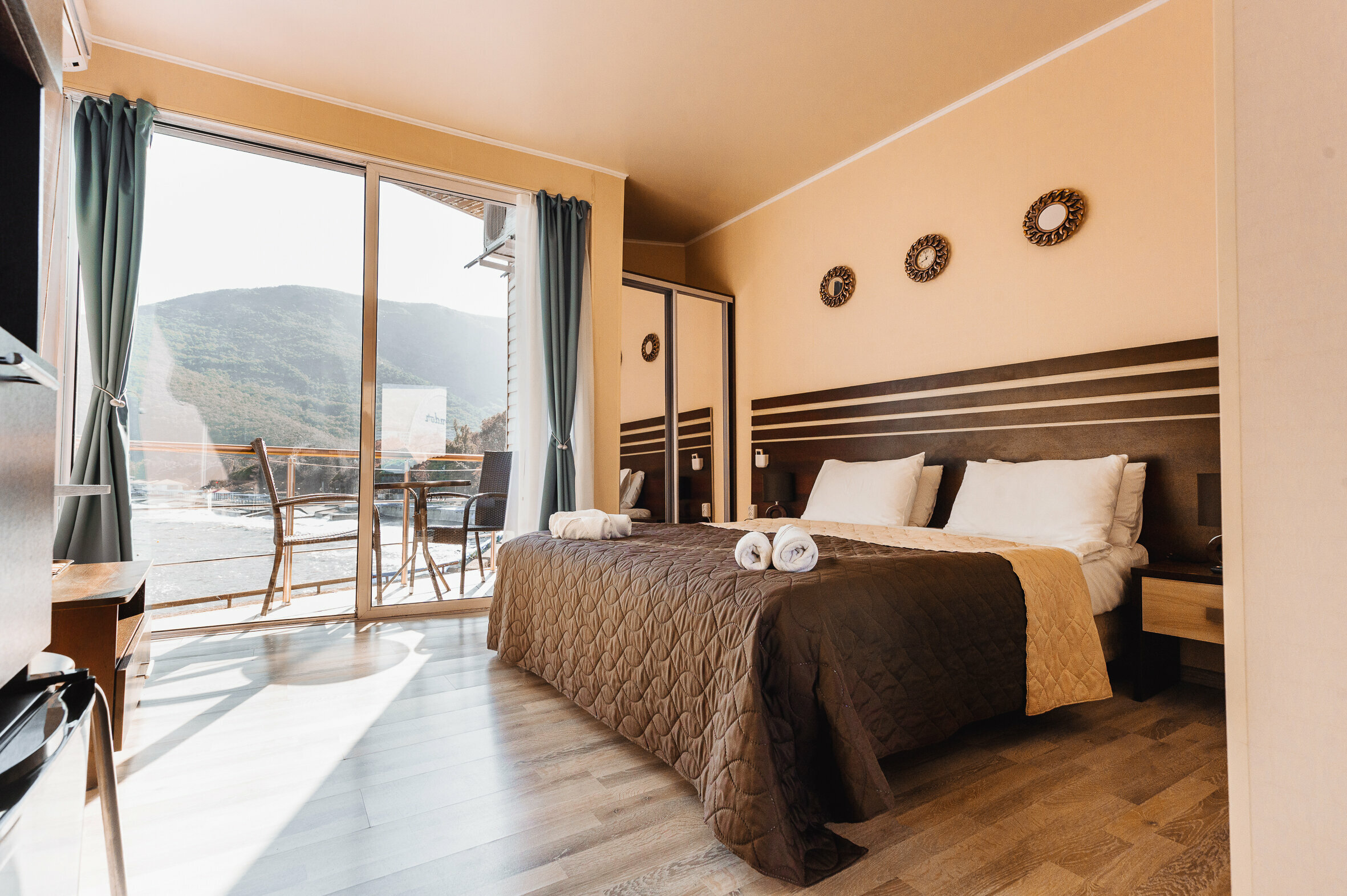 Двухместный номер с 1 кроватью и видом на море