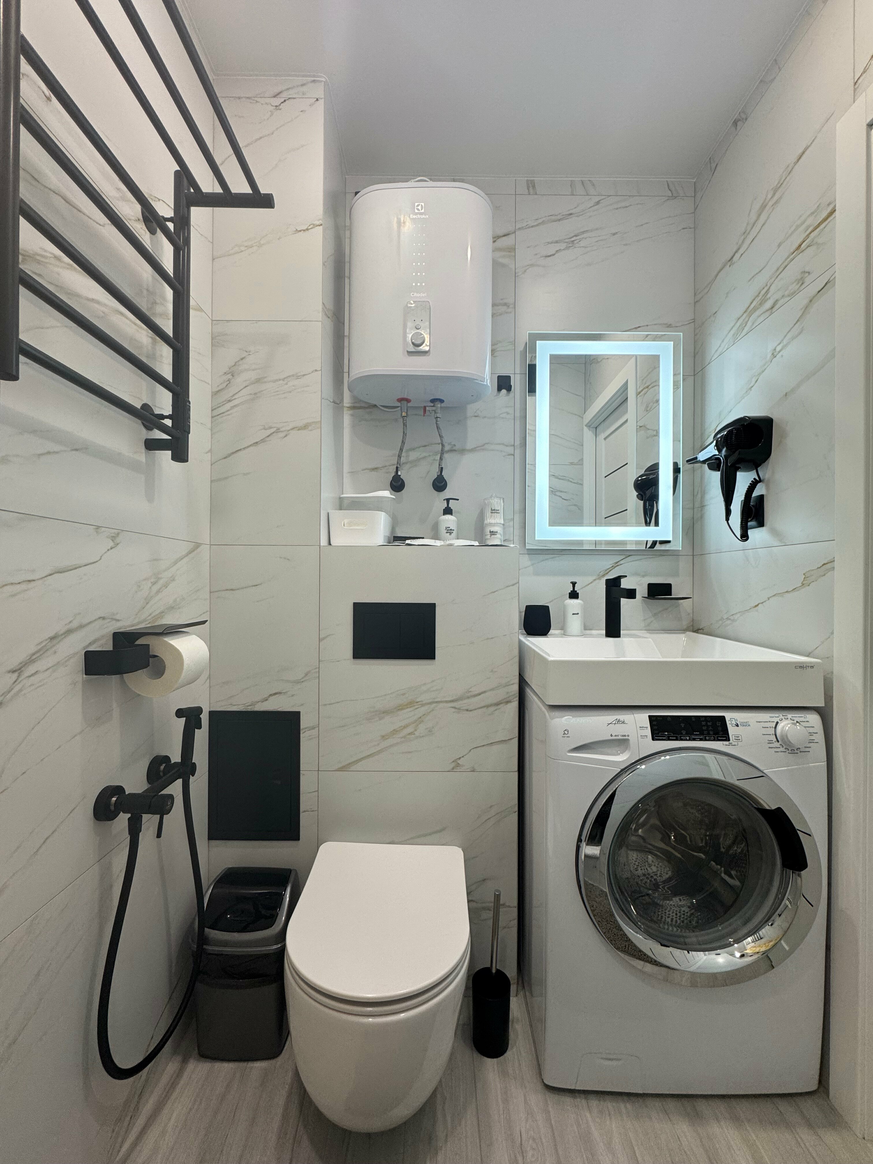 Апартамент "Сочный" с мини-кухней и стирально-сушильной машиной