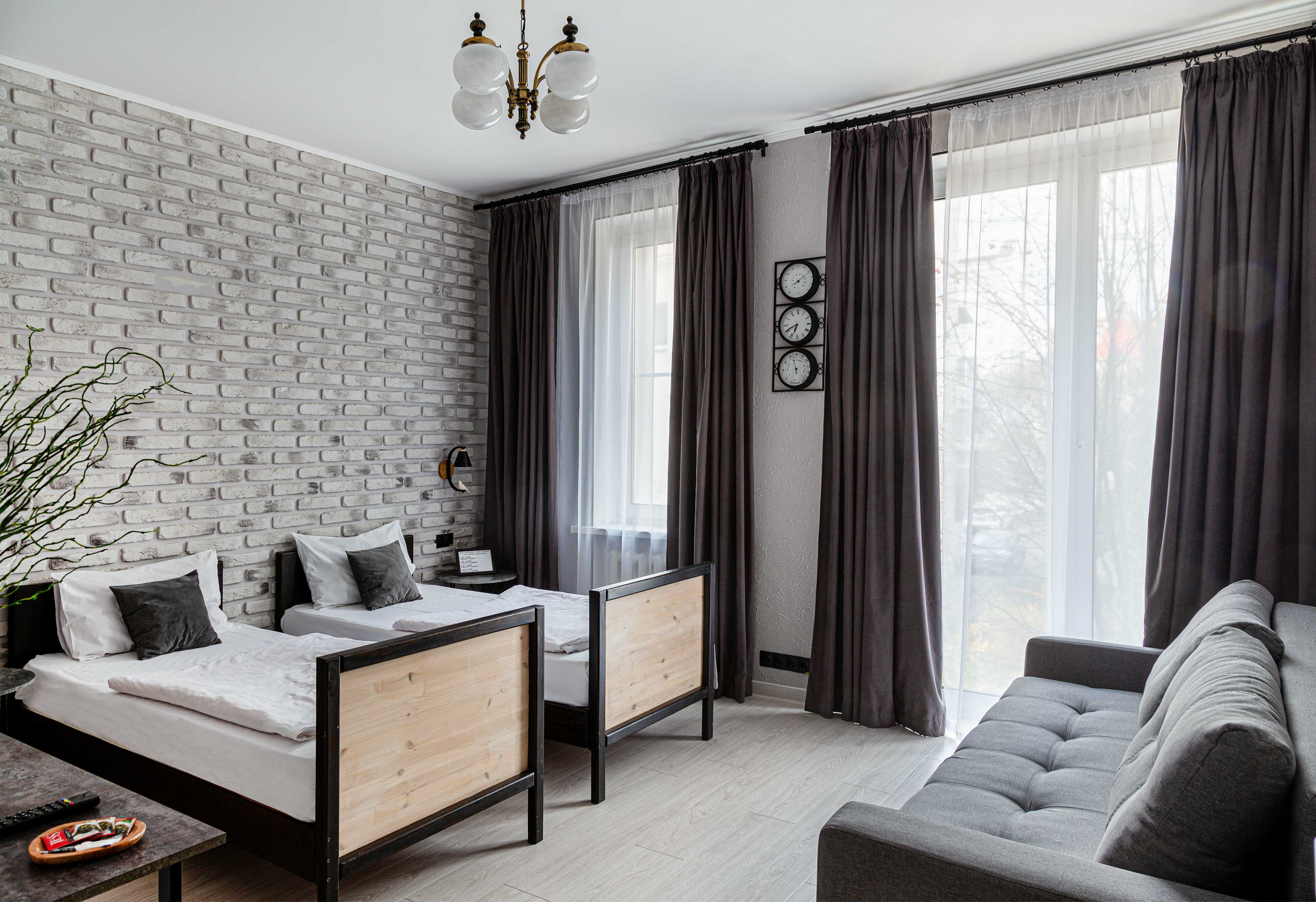 Cемейный номер с собственной ванной комнатой