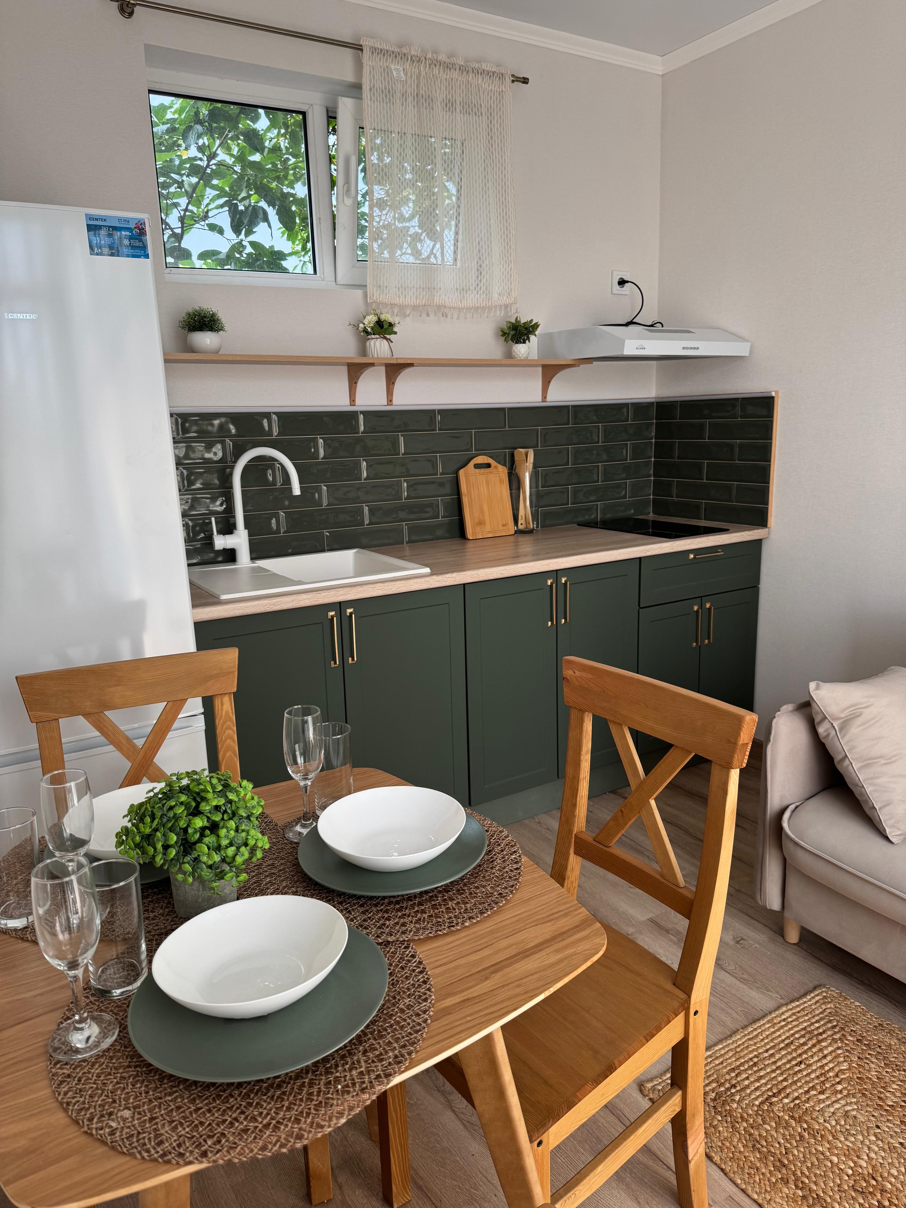 Апартаменты с балконом "Green"