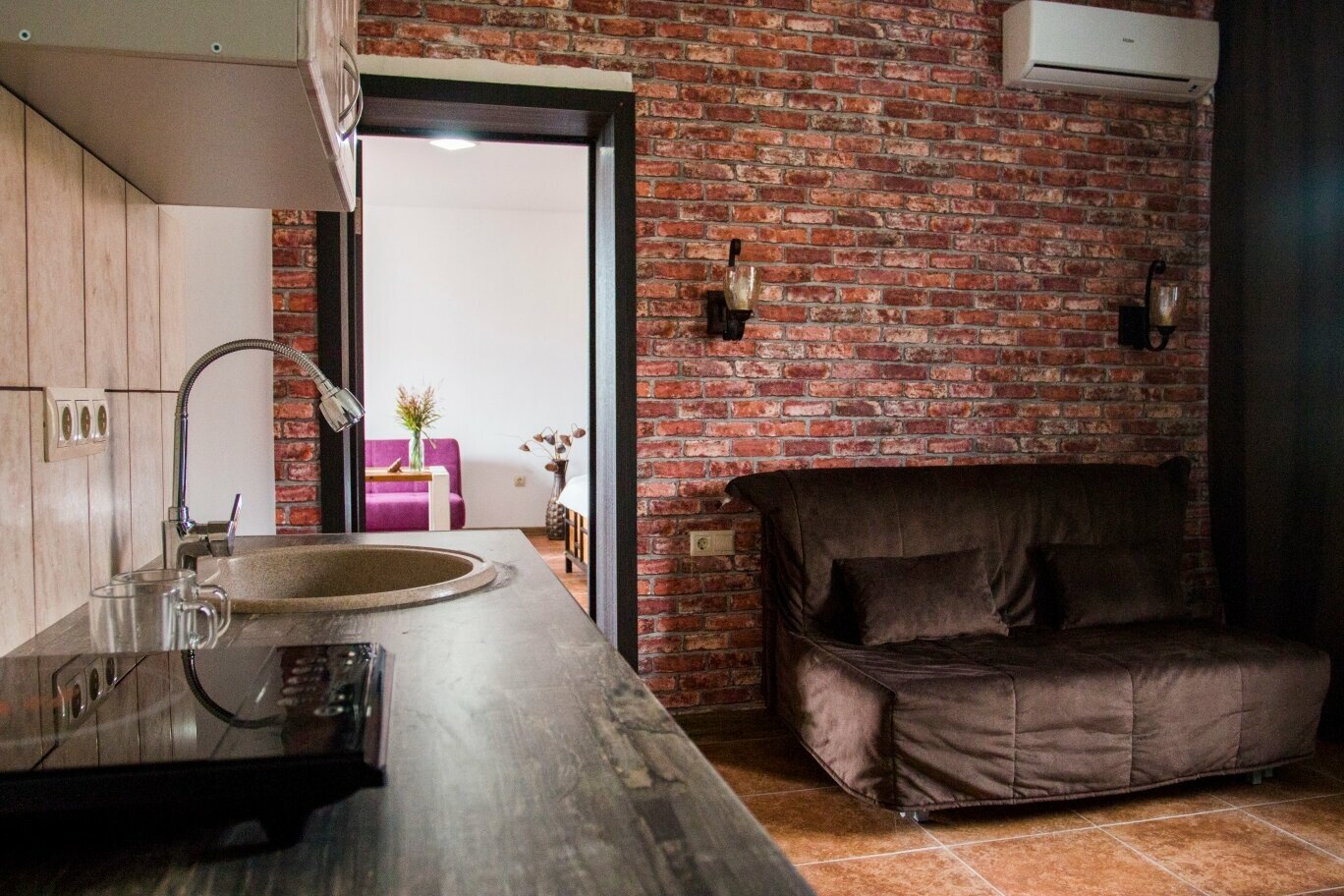 Апартаменты с 1 спальней