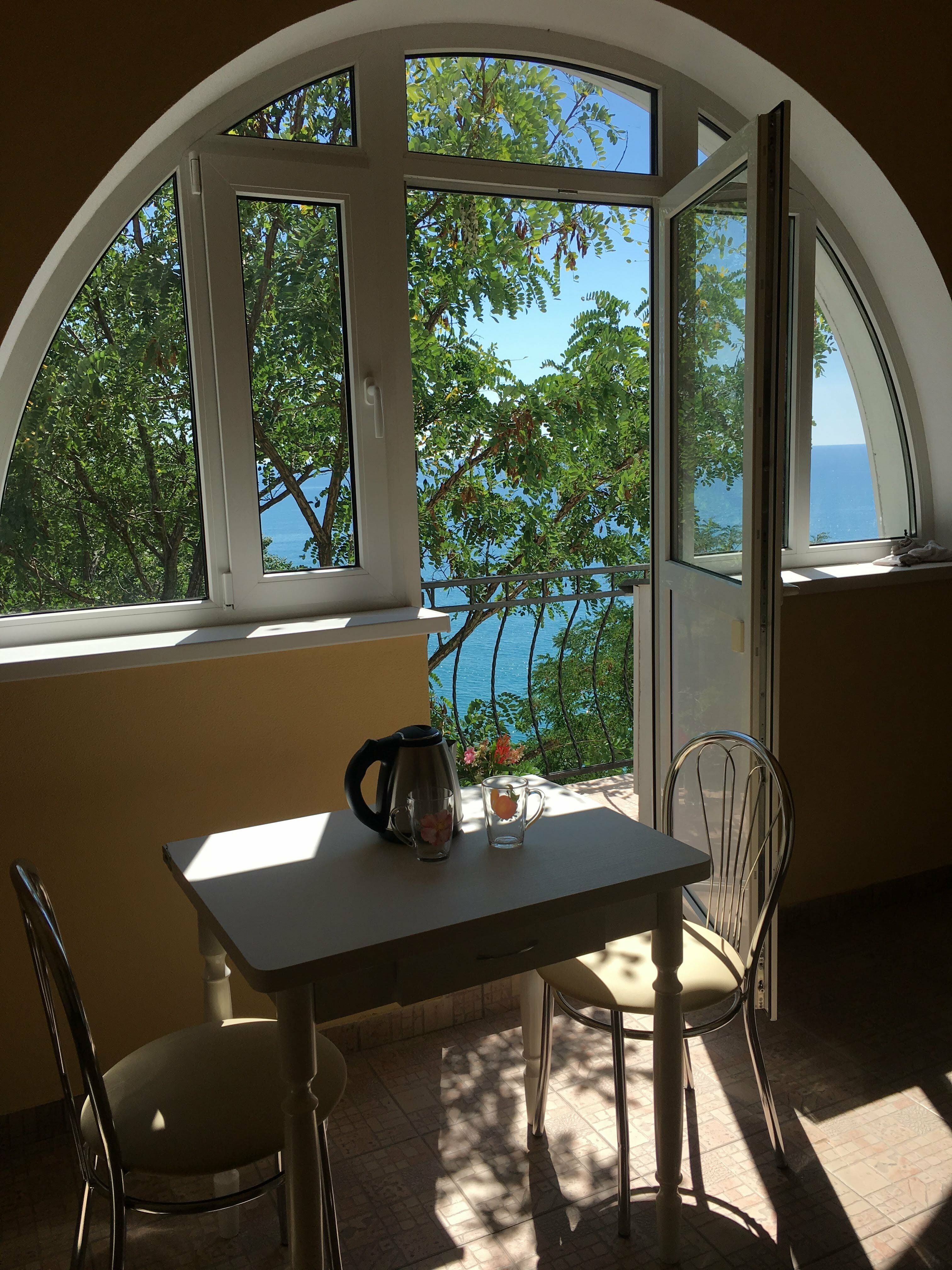 Двухместный номер Делюкс с 1 кроватью и балконом, вид на море