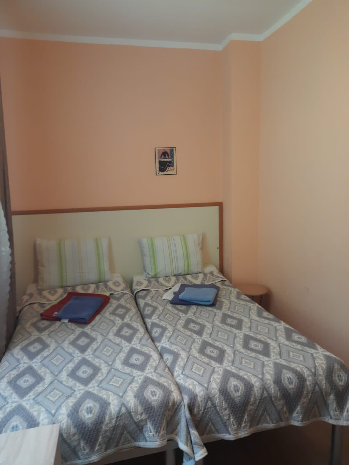 Стандартный двухместный номер с 2 отдельными кроватями, вид на сад