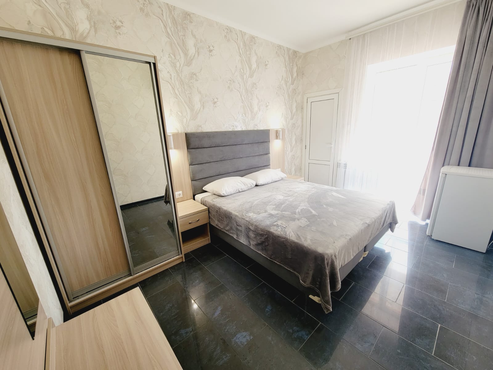 Двухместный номер с 1 кроватью и балконом