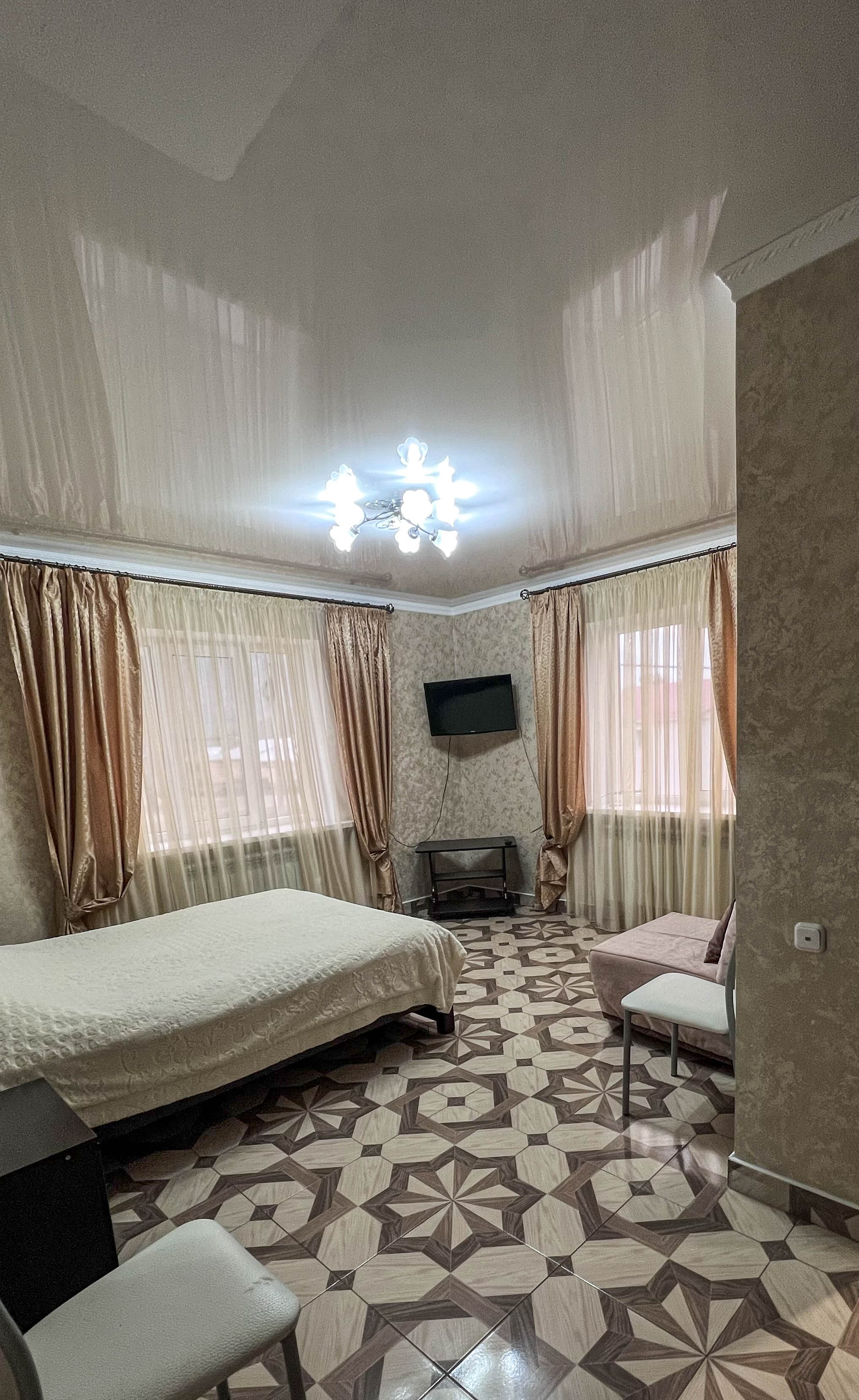 Двухместный номер с 1 кроватью и видом на горы