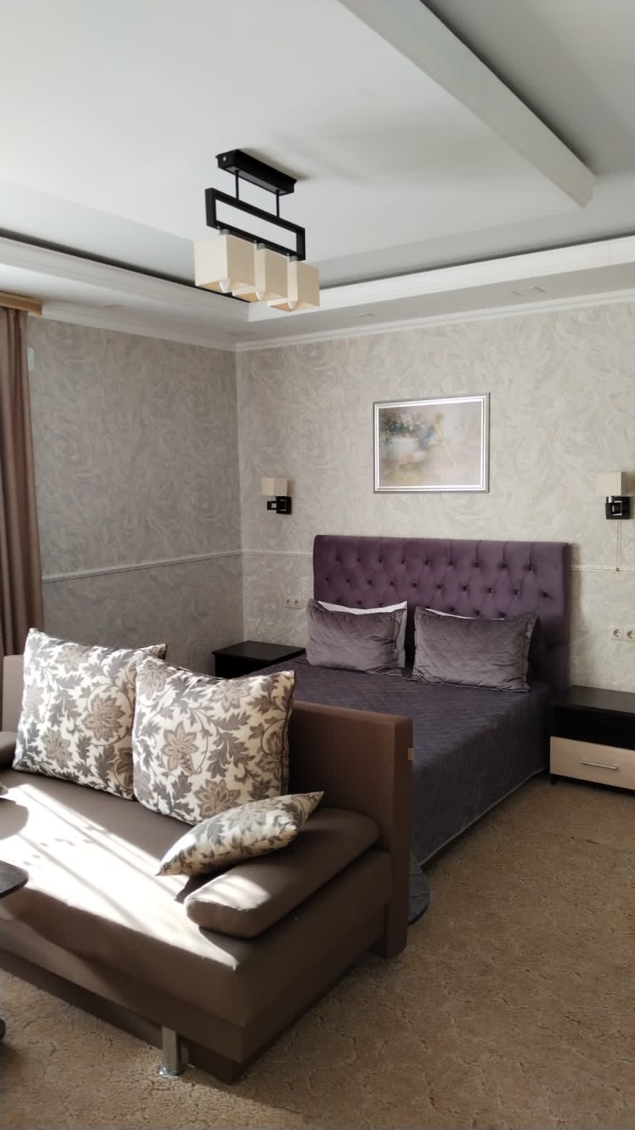 Люкс с кроватью размера «king-size» и балконом