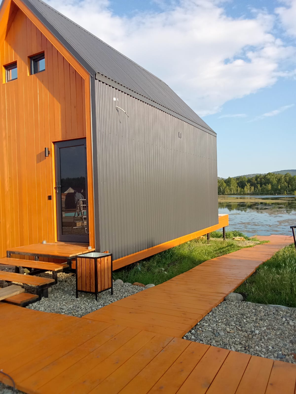 Двухместный номер с 2 отдельными кроватями, вид на озеро