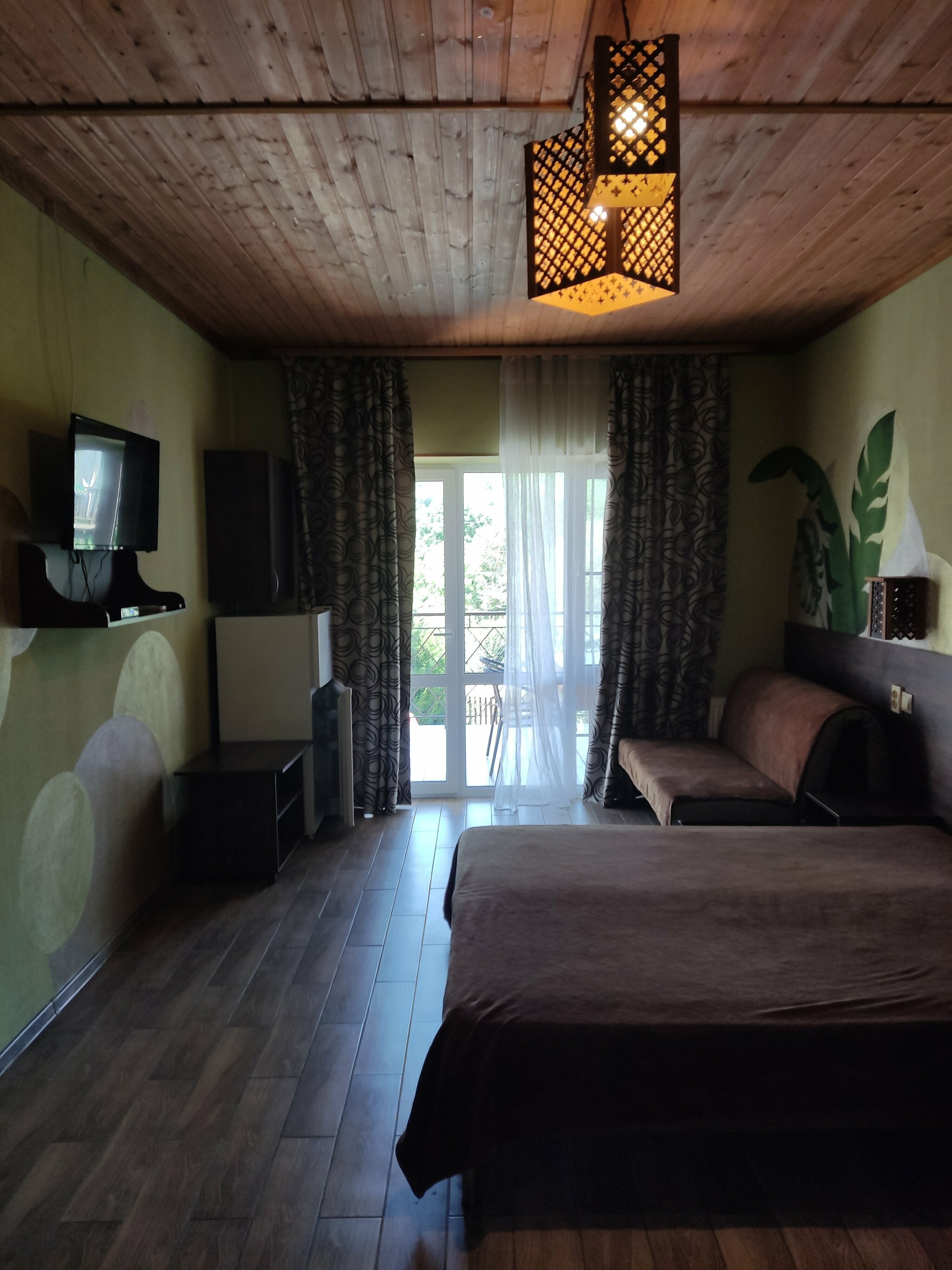 Двухместный номер с 2 отдельными кроватями, вид на горы