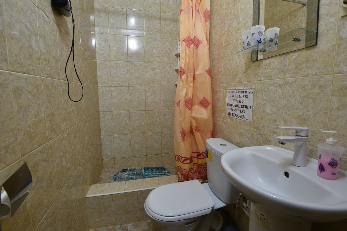 Двухместный номер с 1 кроватью и балконом