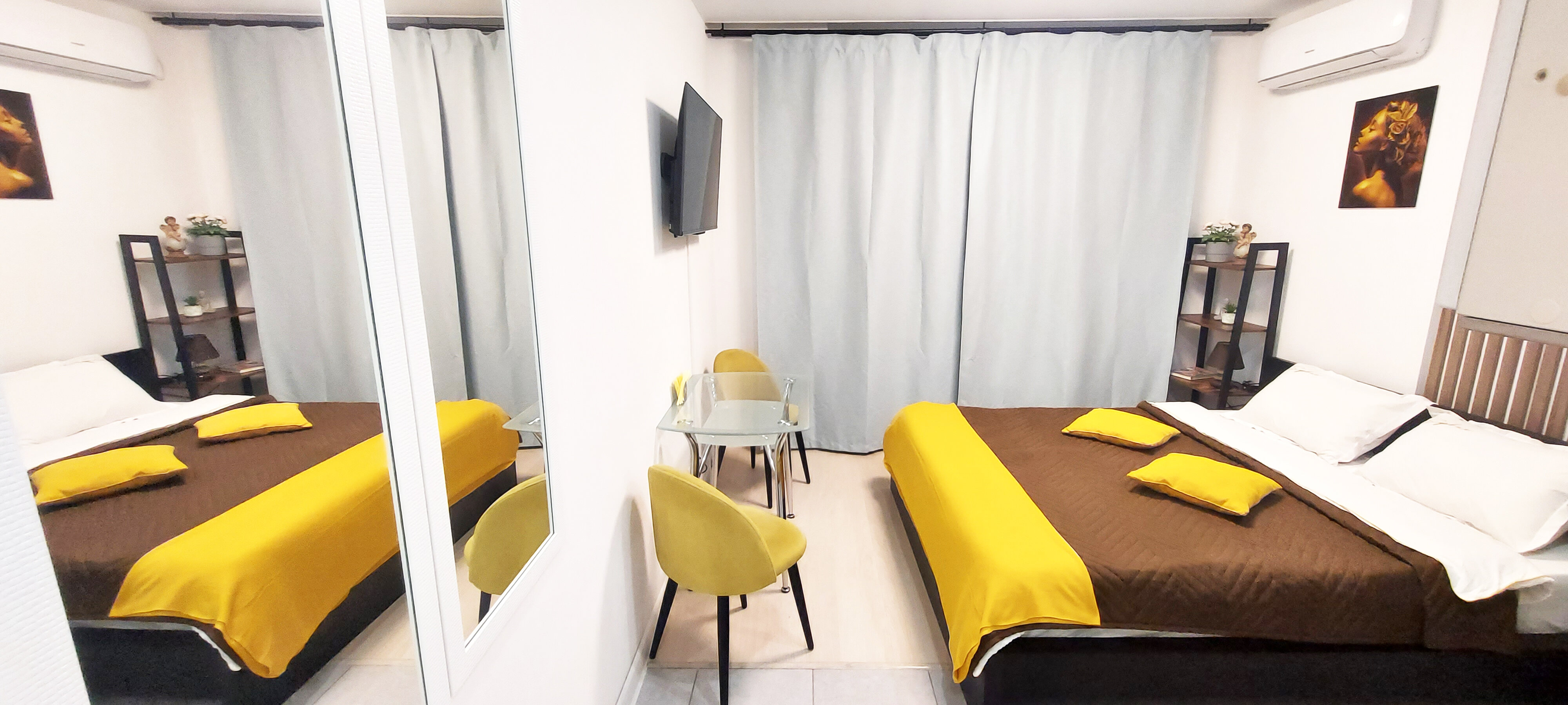 Люкс с кроватью размера «king-size» и балконом