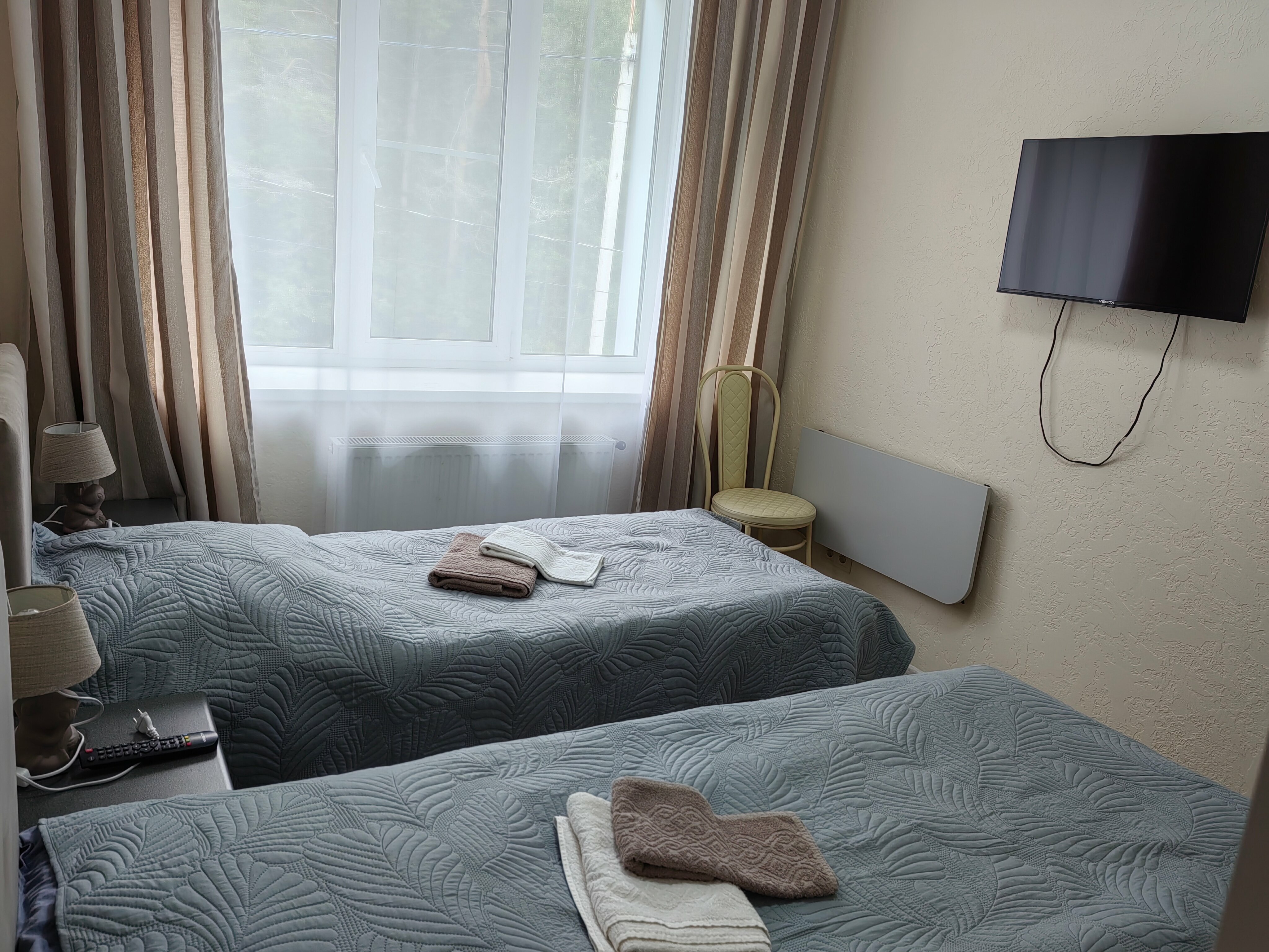 Двухместный номер с 1 кроватью или 2 отдельными кроватями и собственной ванной комнатой