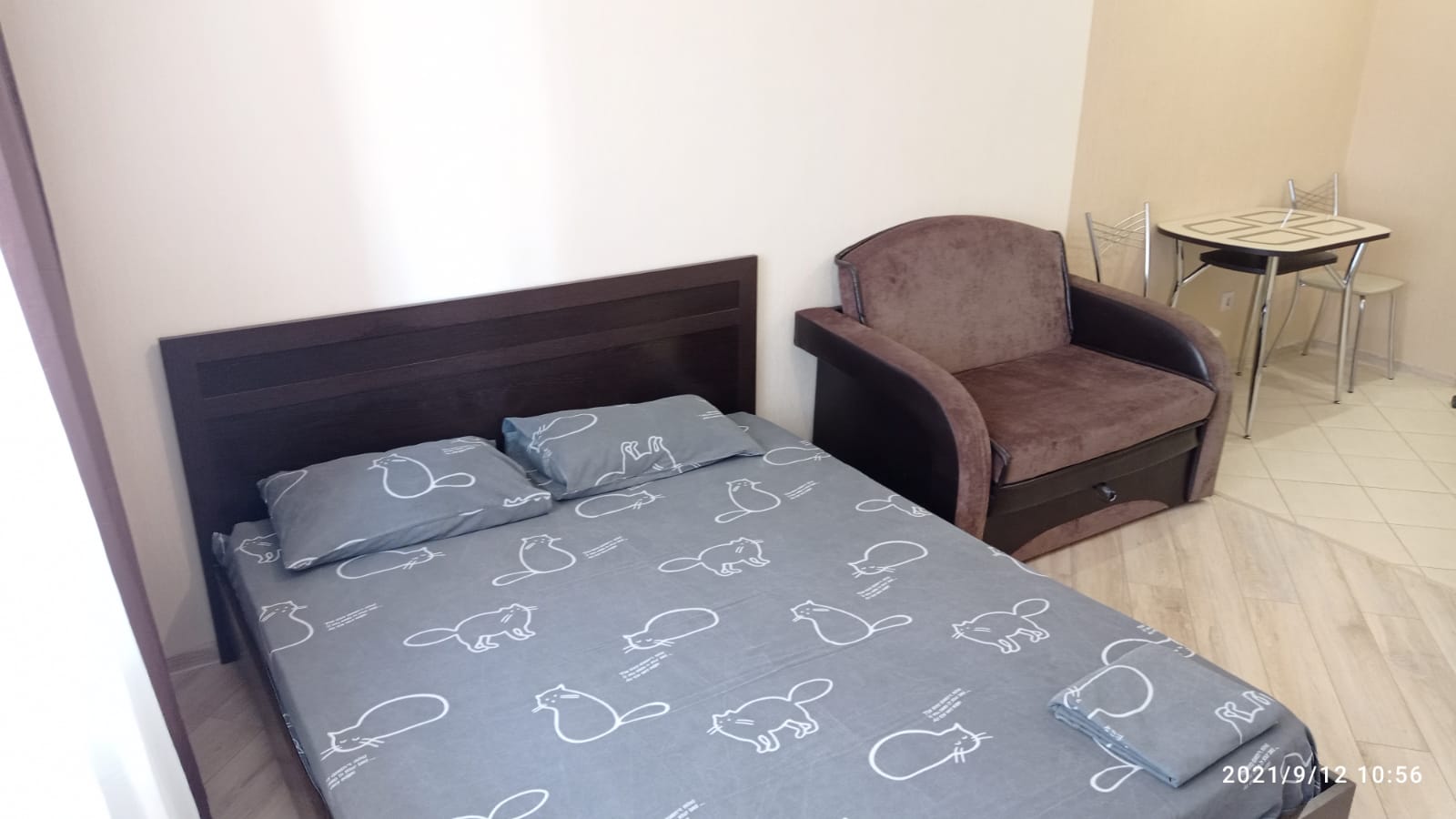 Студия трехместная с ванной