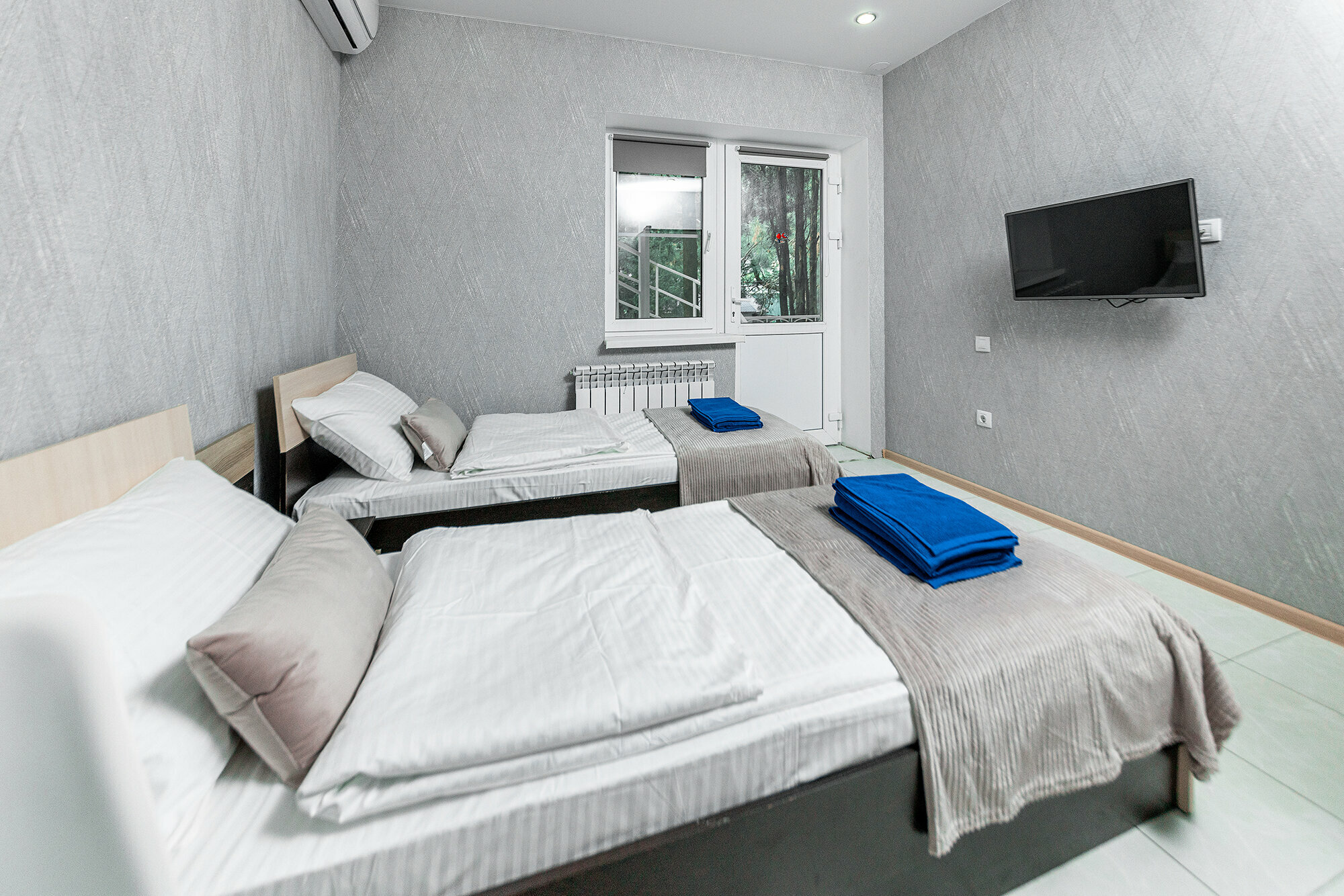 Двухместный Стандартный номер с двумя раздельными кроватями и санузлом