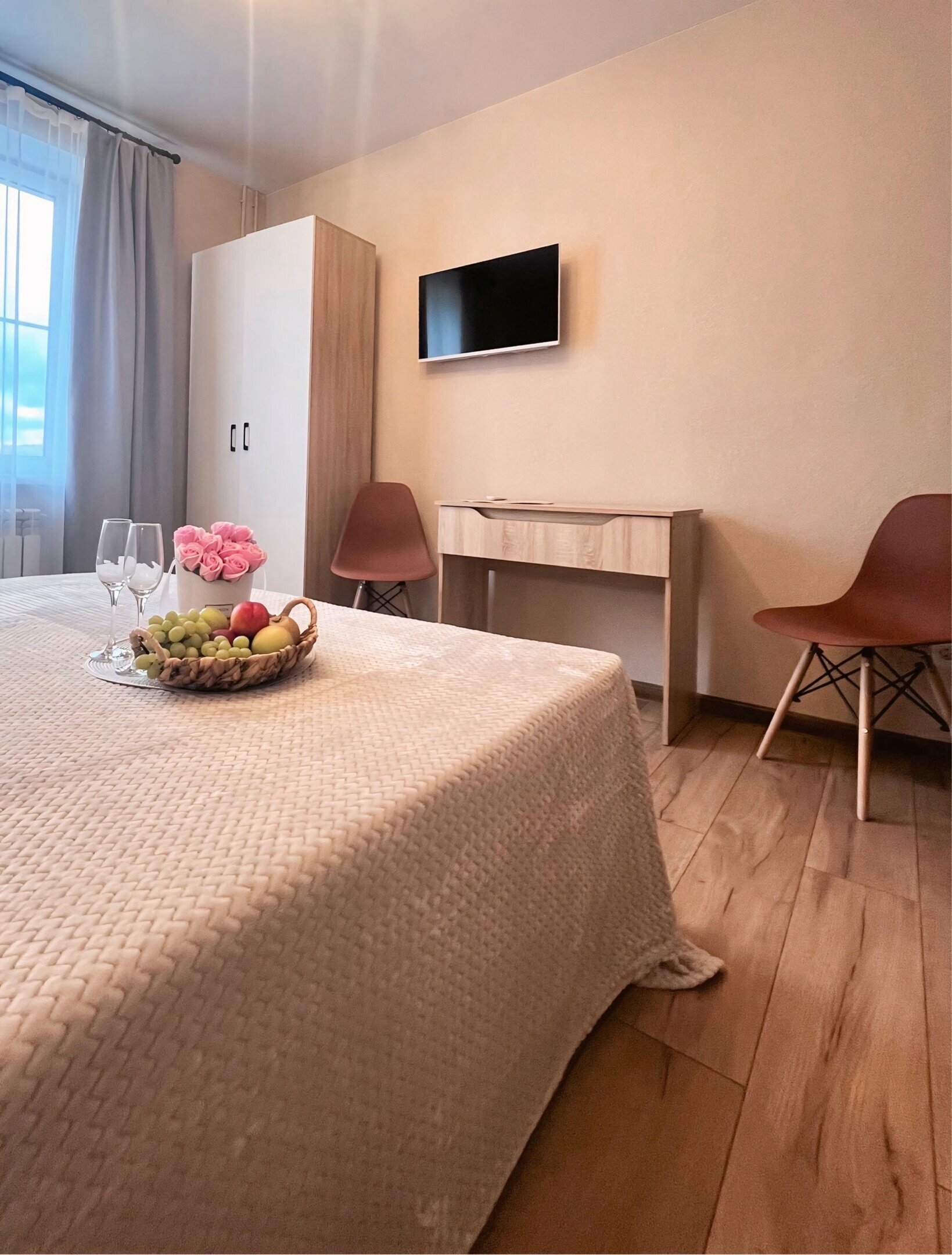 Улучшенный двухместный номер с 1 кроватью или 2 отдельными кроватями, вид на город