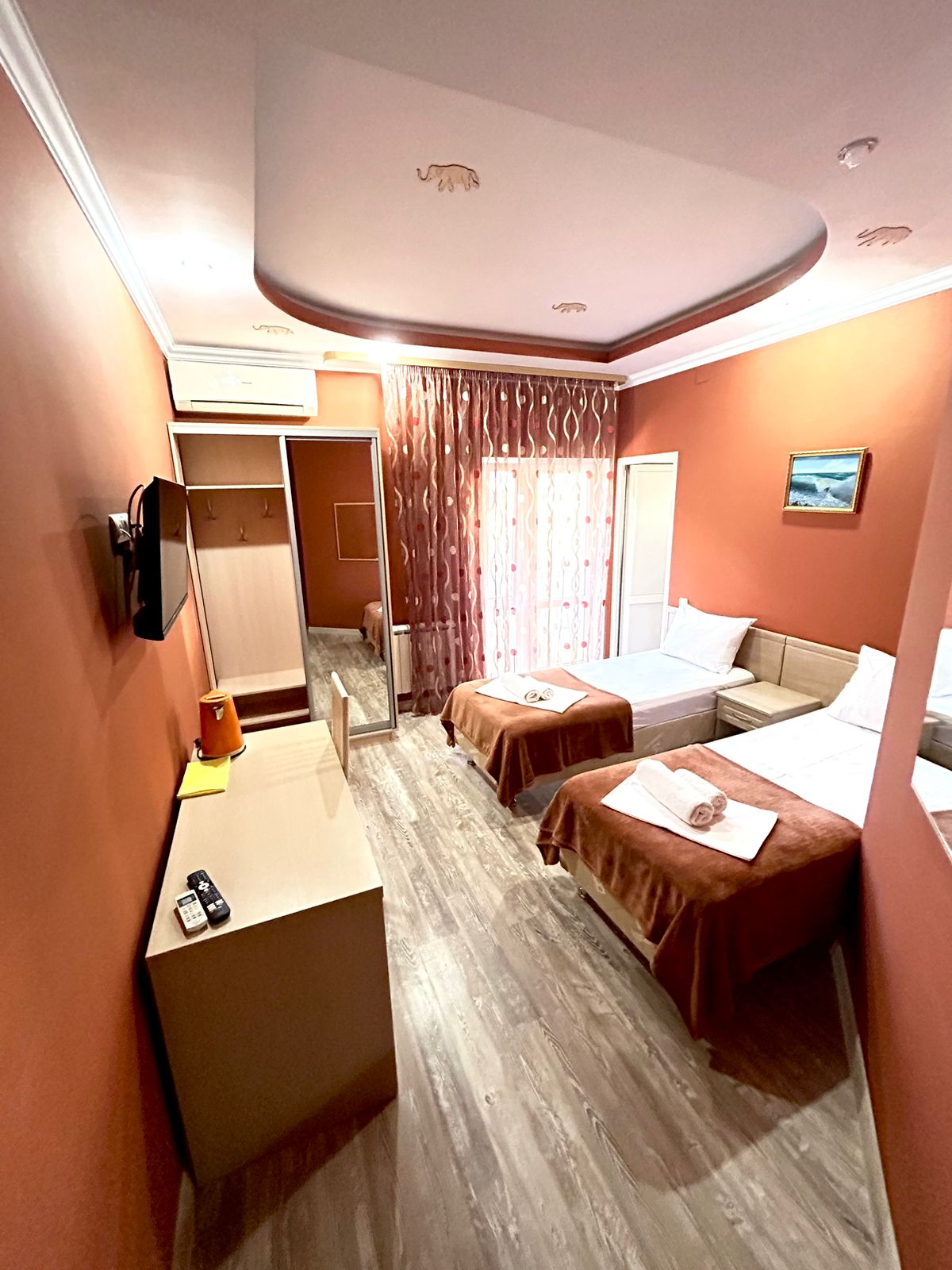 Двухместный номер с 2 отдельными кроватями и балконом