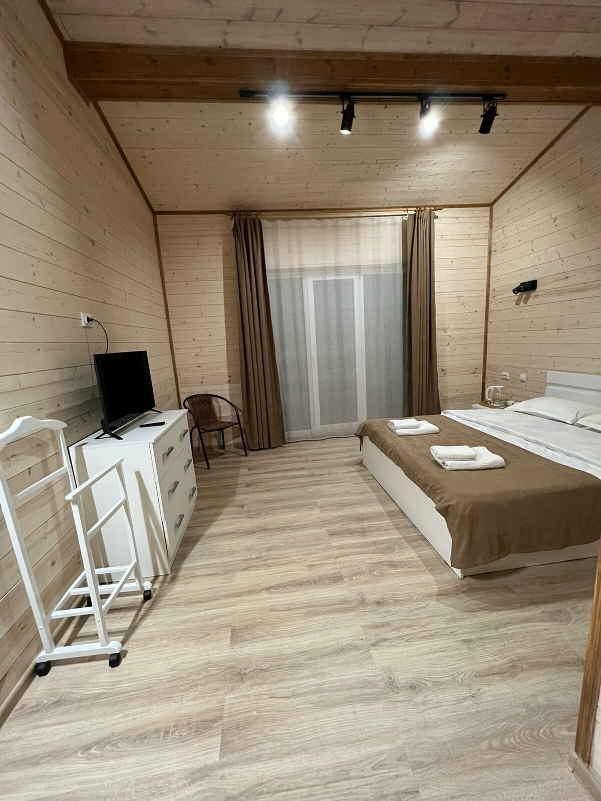 Двухместный номер с 1 кроватью и террасой