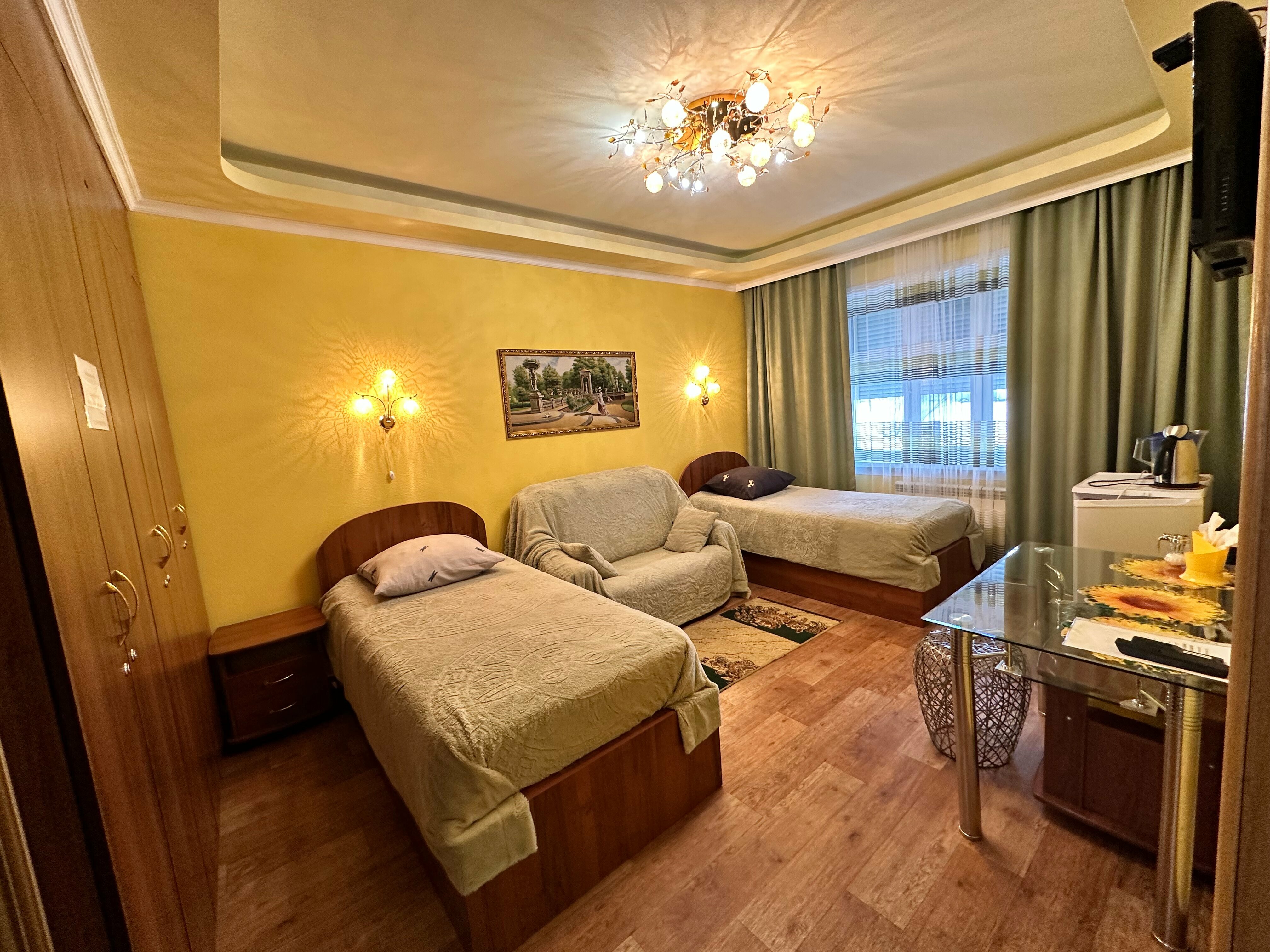 Двухместный номер Делюкс с 2 двуспальными кроватями