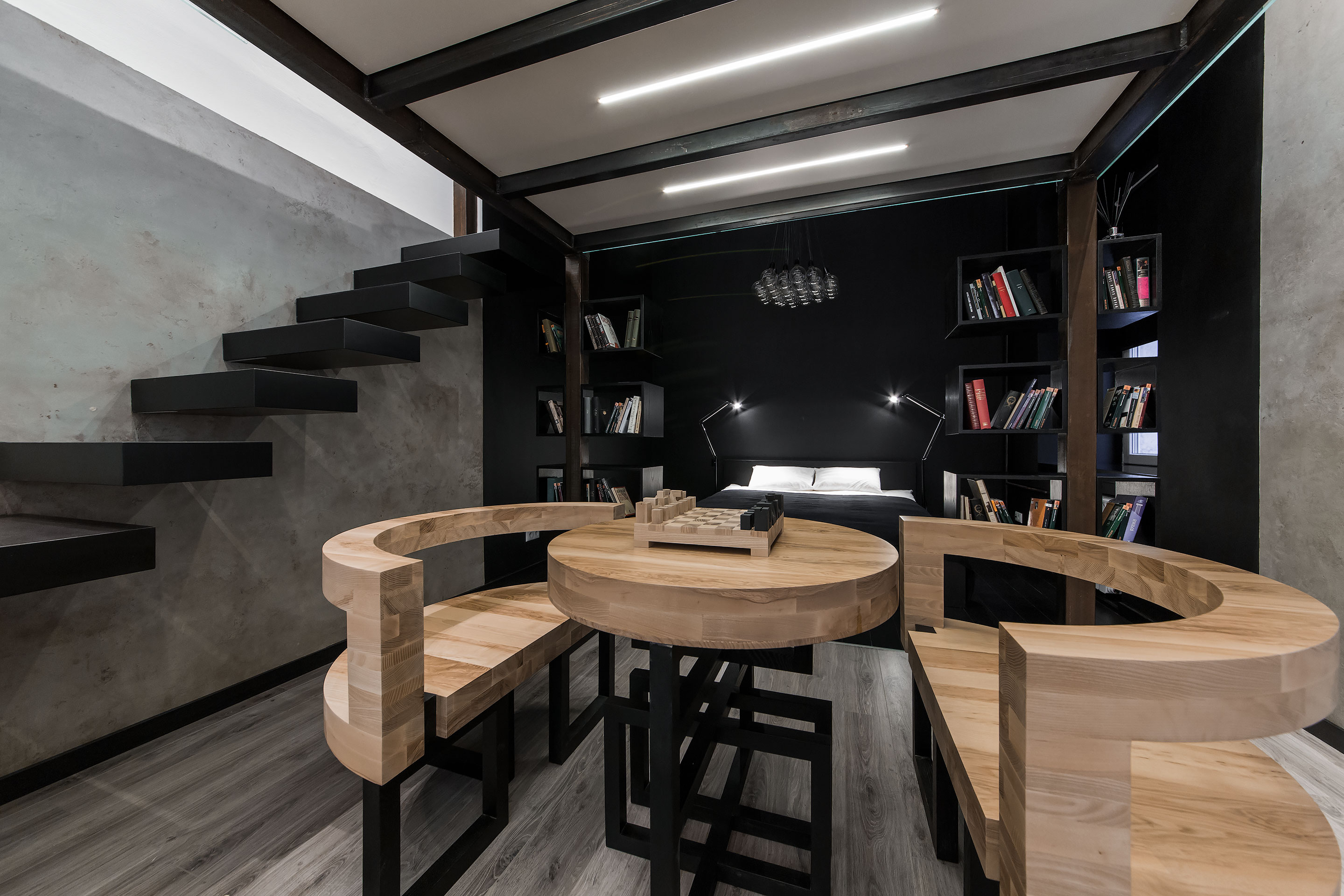 Двухуровневые апартаменты