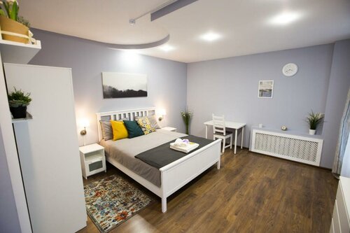 Номер стандарт эконом с 1 двуспальной кроватью в Sleep Inn